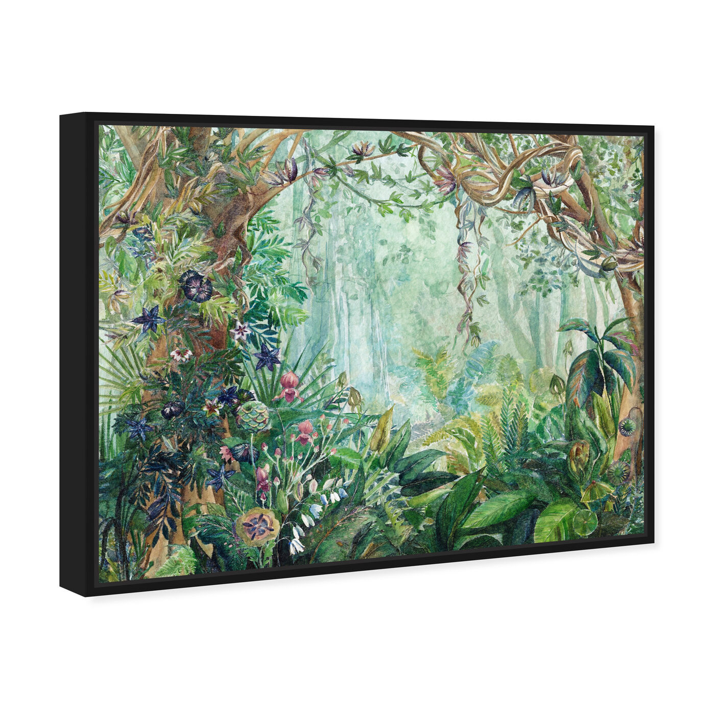 Angled view of Dreamy place featuring floral and botanical and gardens art.