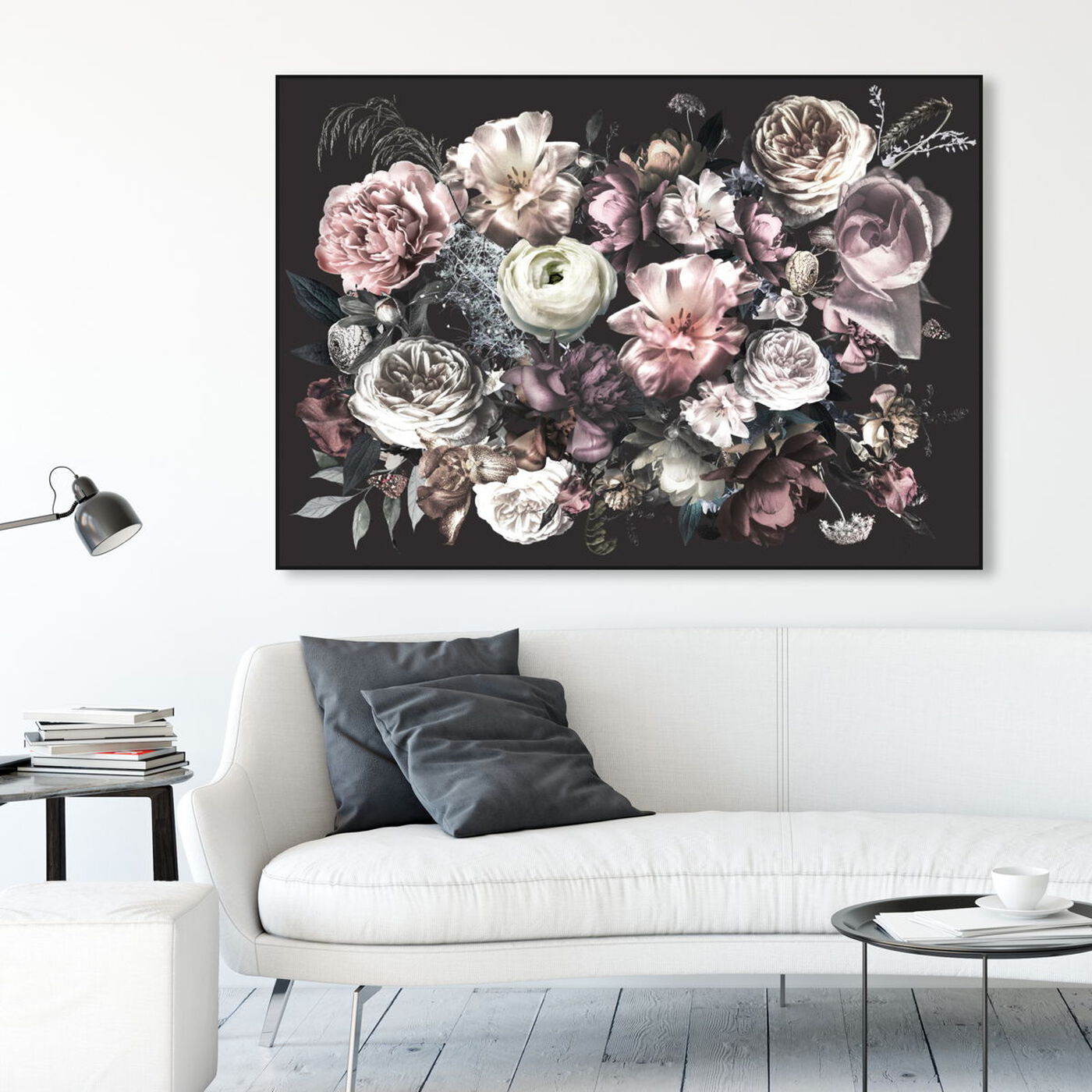 Hanging view of Elizabeth Grace Flowers featuring floral and botanical and florals art.