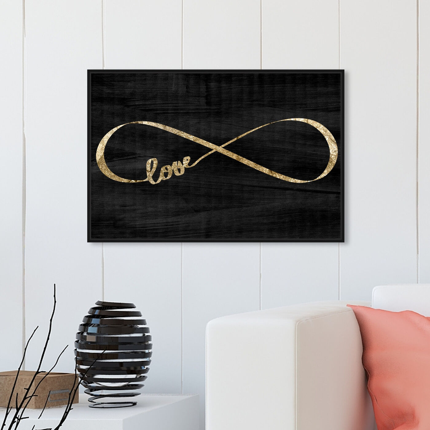 Hanging view of Sparkle Night I featuring typography and quotes and love quotes and sayings art.