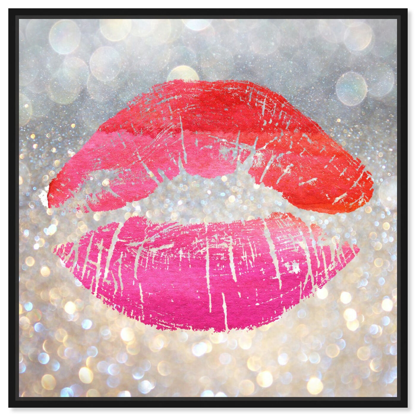 Front view of Marilyn's Kiss featuring fashion and glam and lips art.