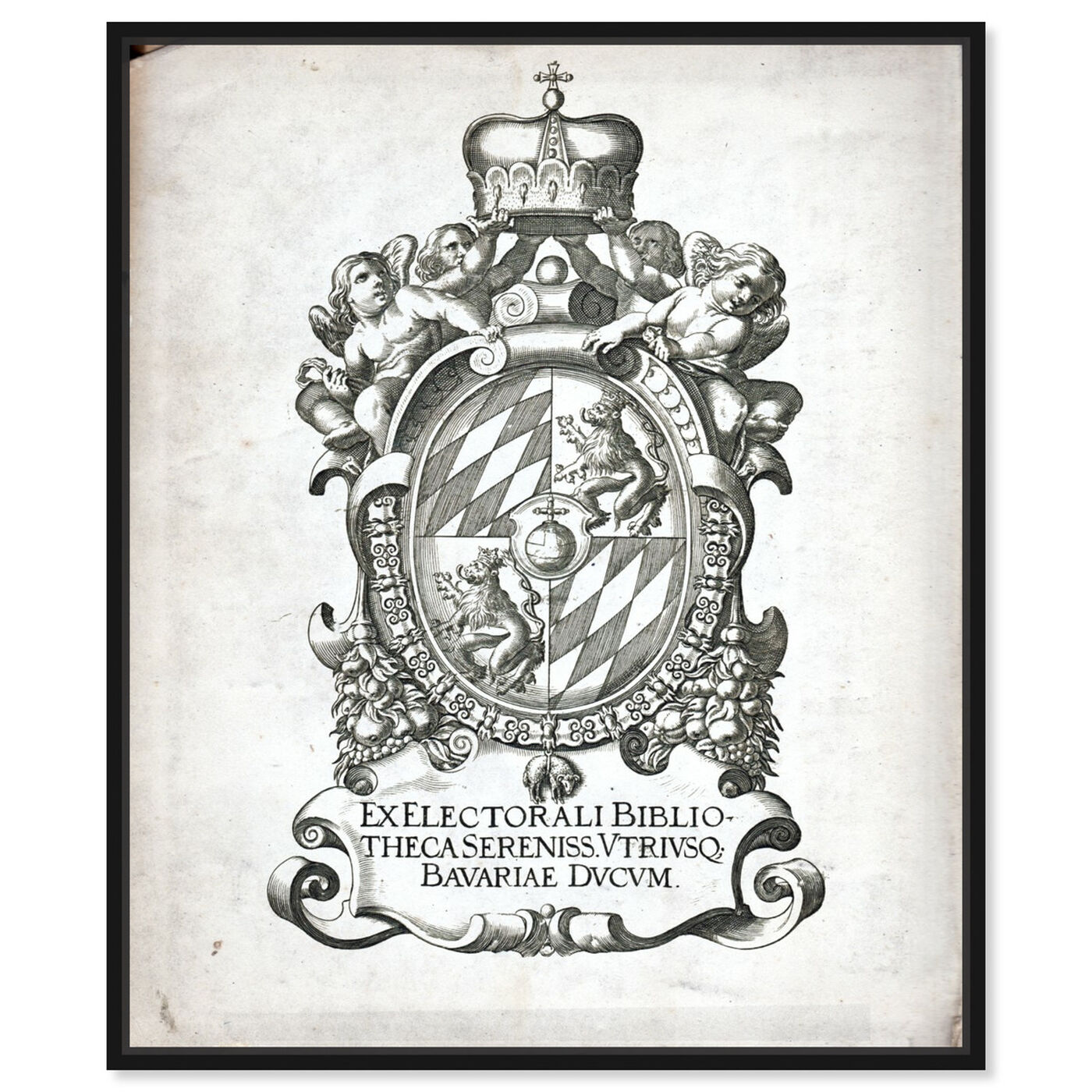 Front view of Armorial Engravings I featuring world and countries and european cultures art.