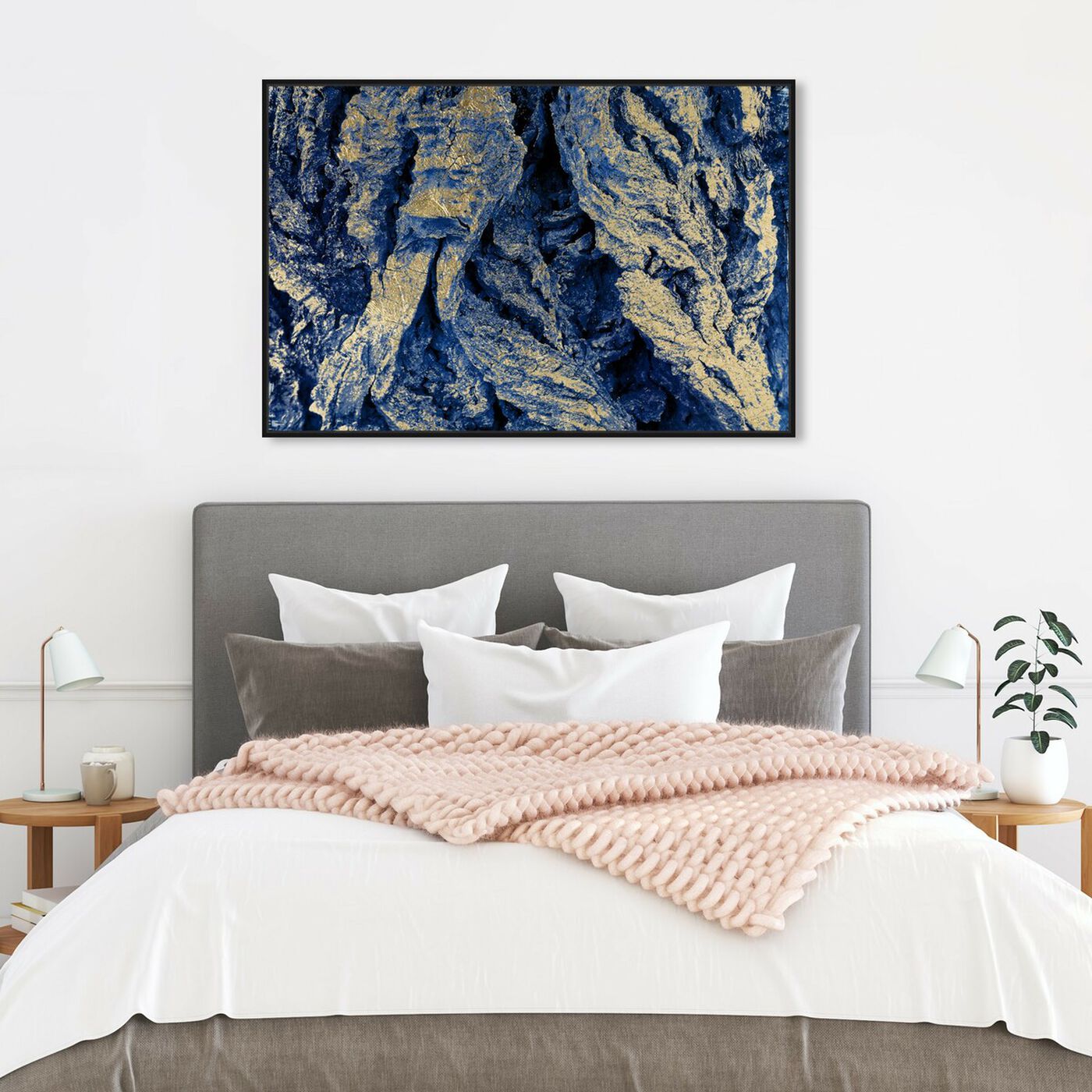 Hanging view of Organic Perfection - Signature Collection featuring abstract and paint art.