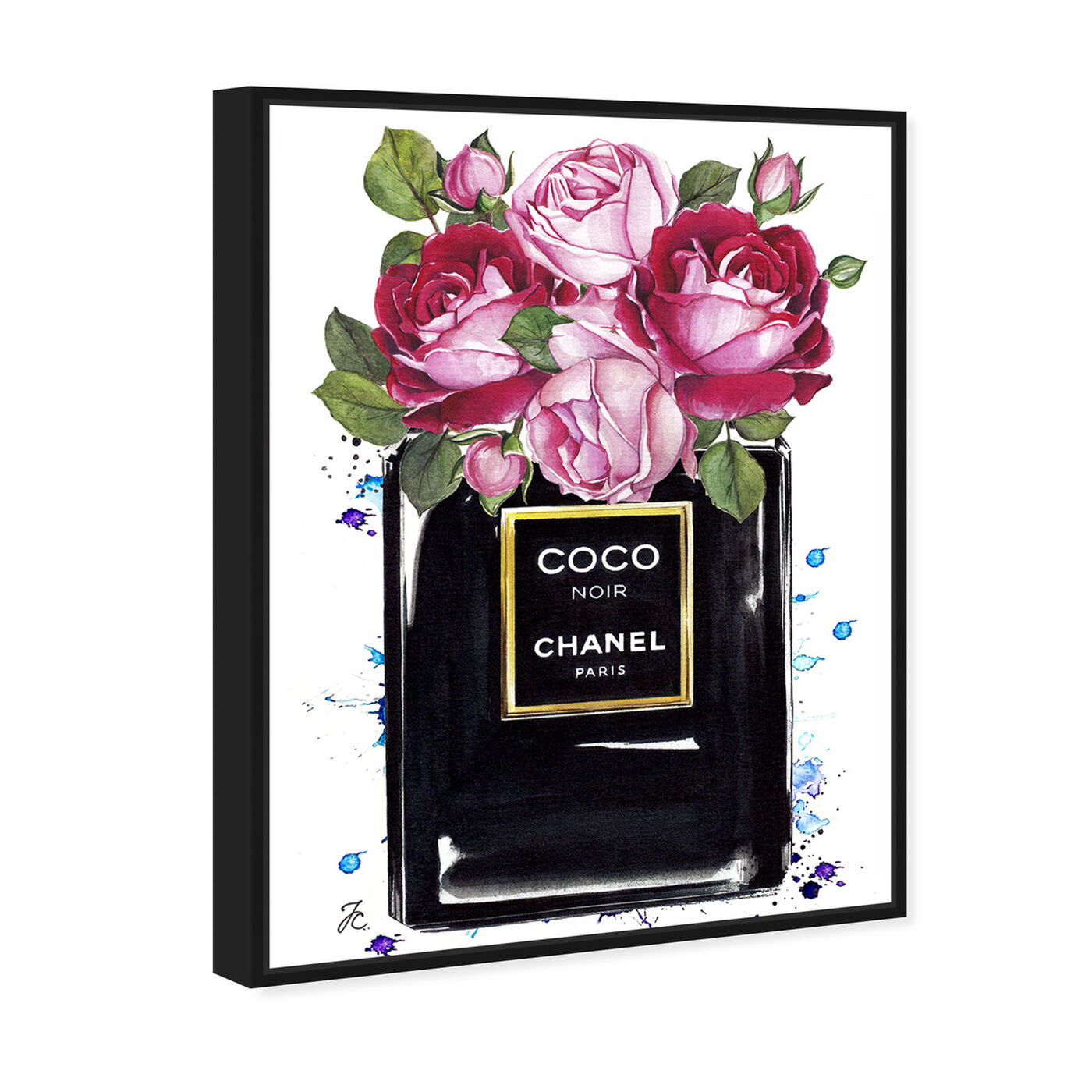Angled view of Doll Memories - Coco Roses II featuring fashion and glam and perfumes art.