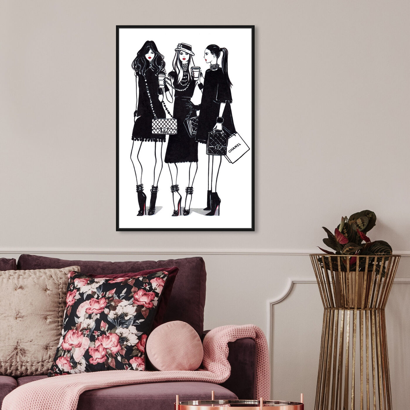 Hanging view of Doll Memories - Friends Shopping featuring fashion and glam and outfits art.
