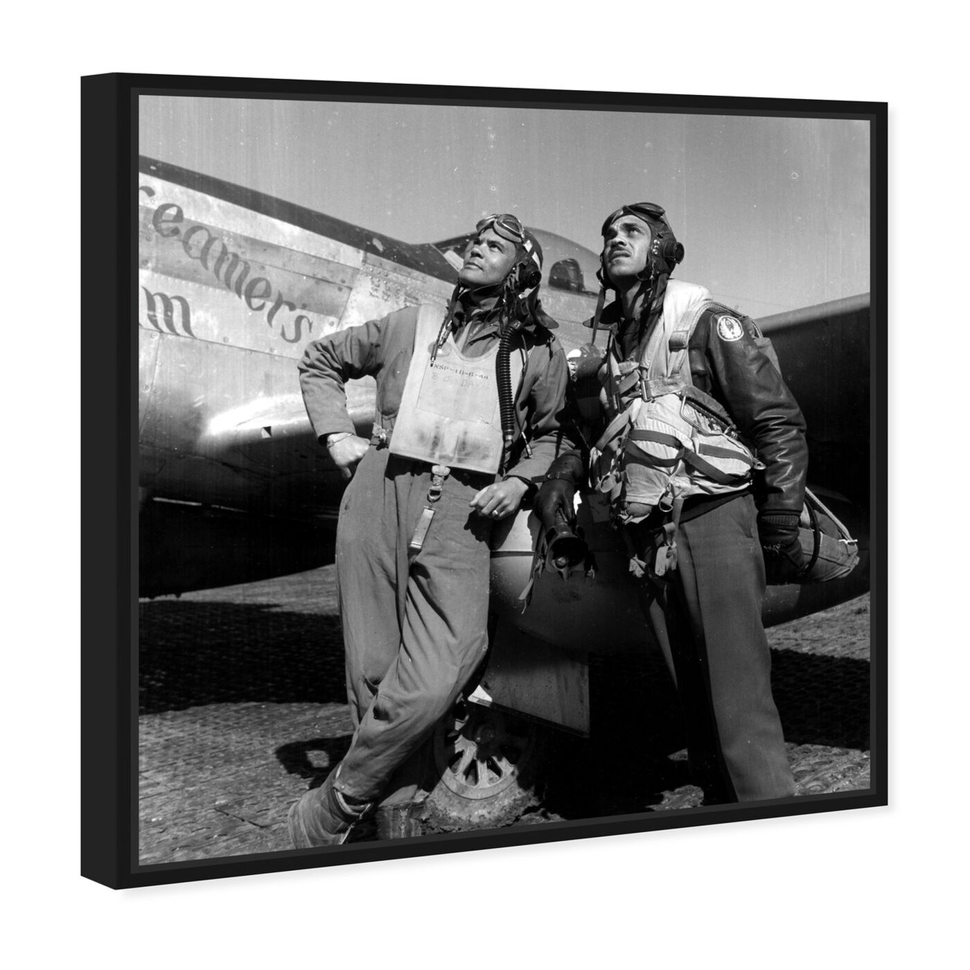 Angled view of Pilots featuring transportation and air transportation art.