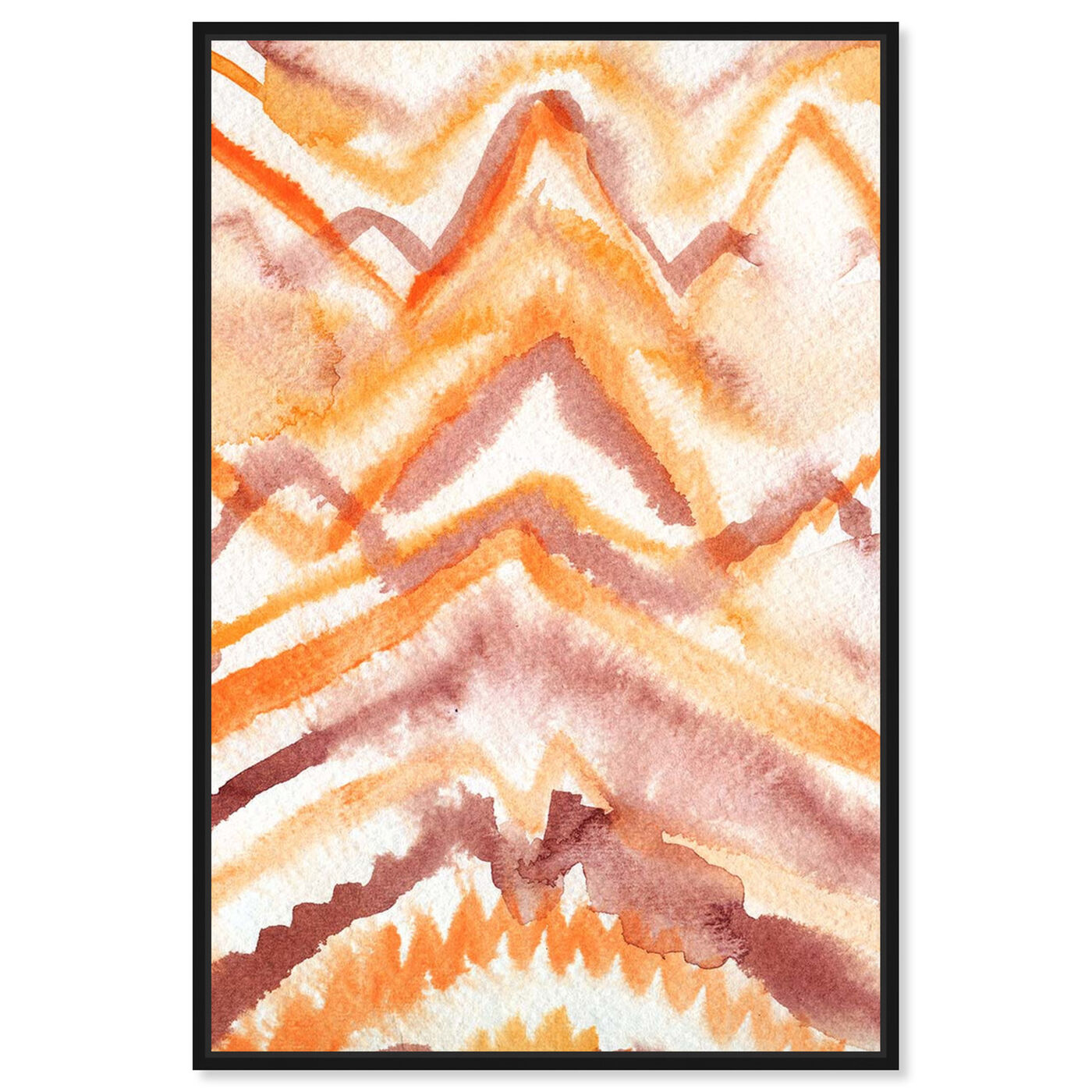 Front view of Wild Sun Ray featuring abstract and watercolor art.