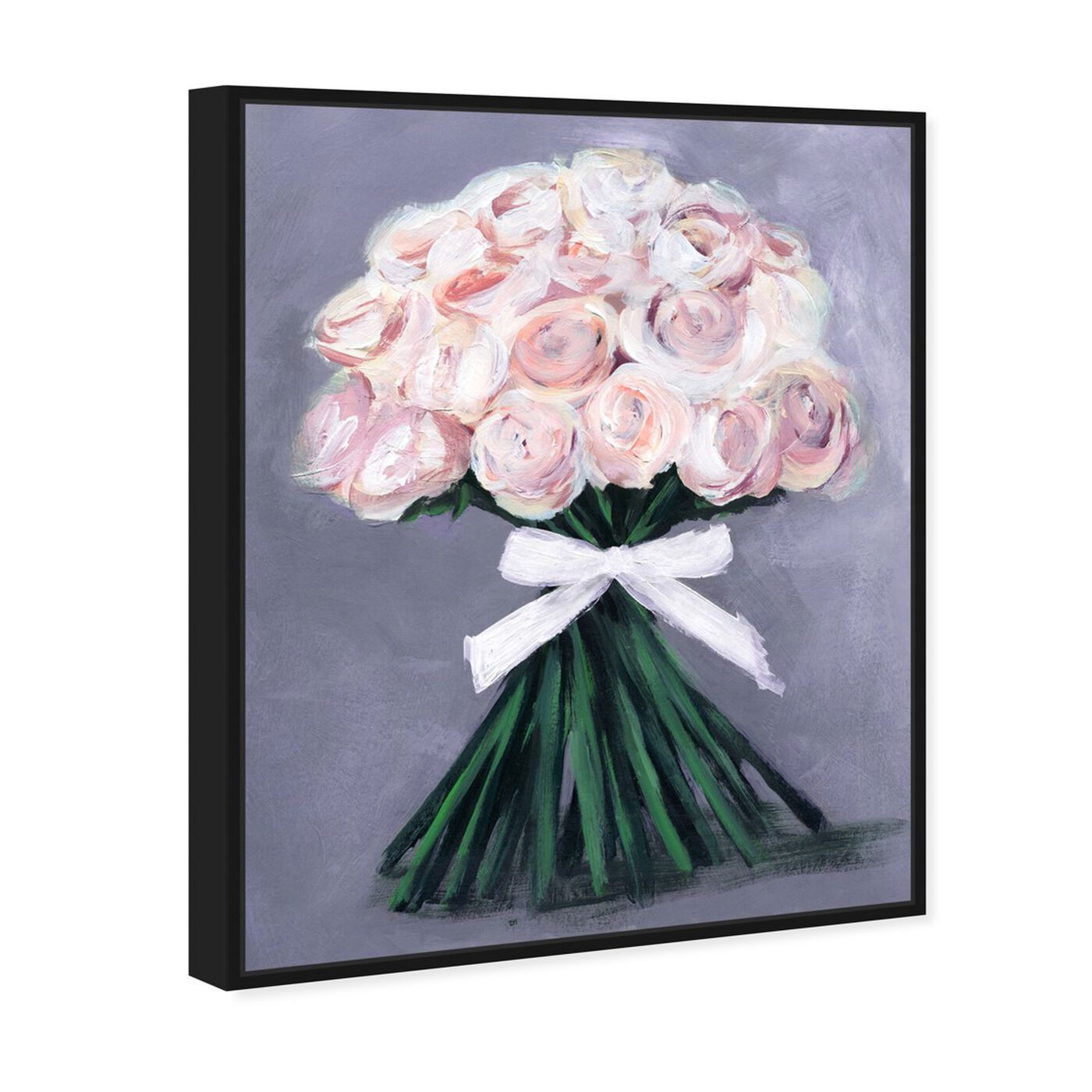Angled view of Loveliest Bouquet featuring floral and botanical and florals art.