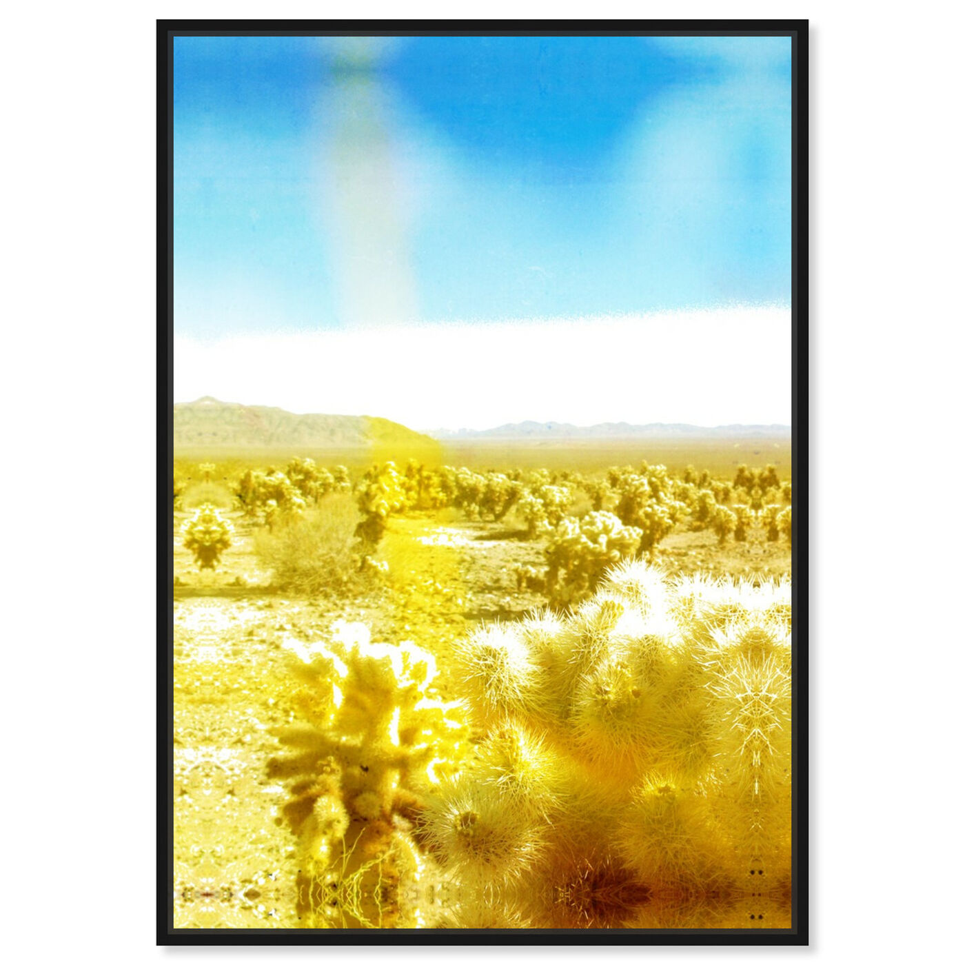 Front view of Soft Cali Dry featuring nature and landscape and desert landscapes art.