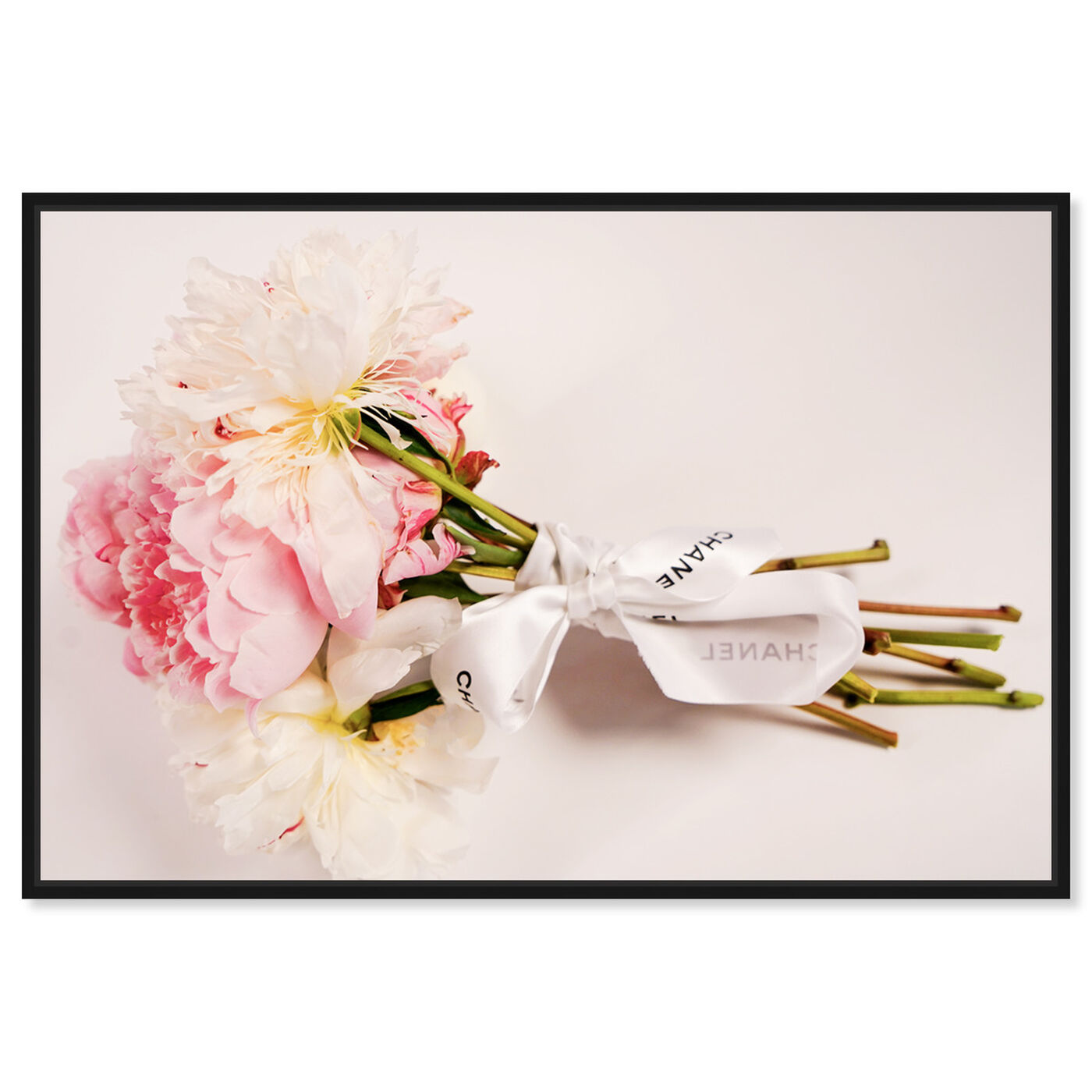 Front view of Bouquet of Peonies featuring floral and botanical and florals art.