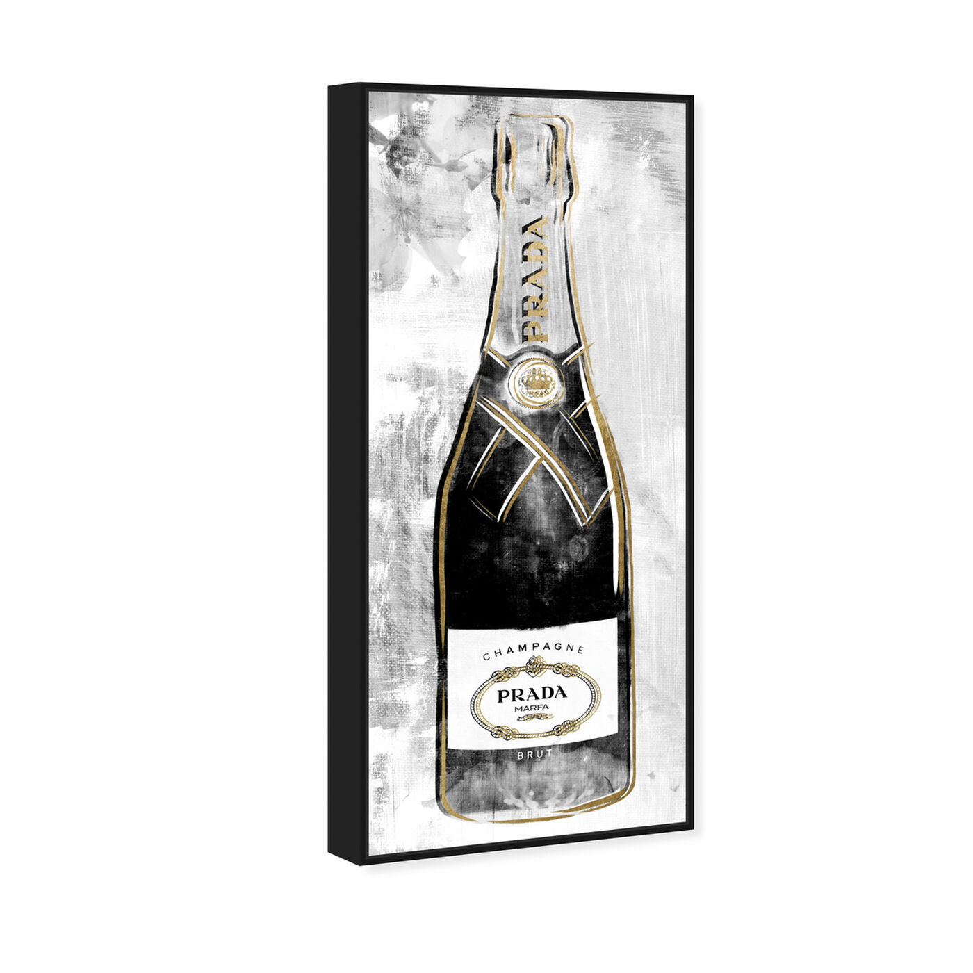Angled view of Milan Champagne featuring fashion and glam and lifestyle art.