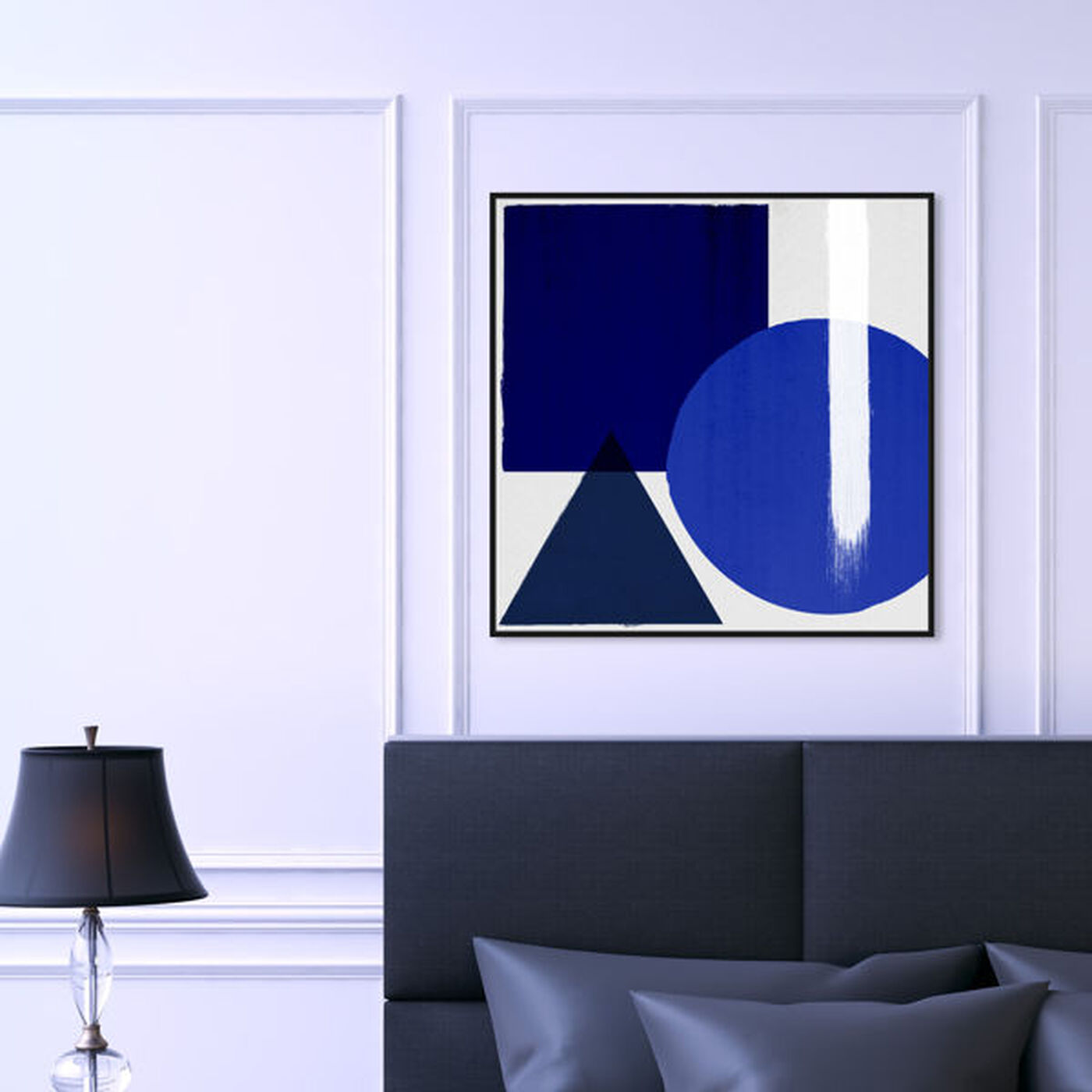 Hanging view of Côte d'Or featuring abstract and geometric art.