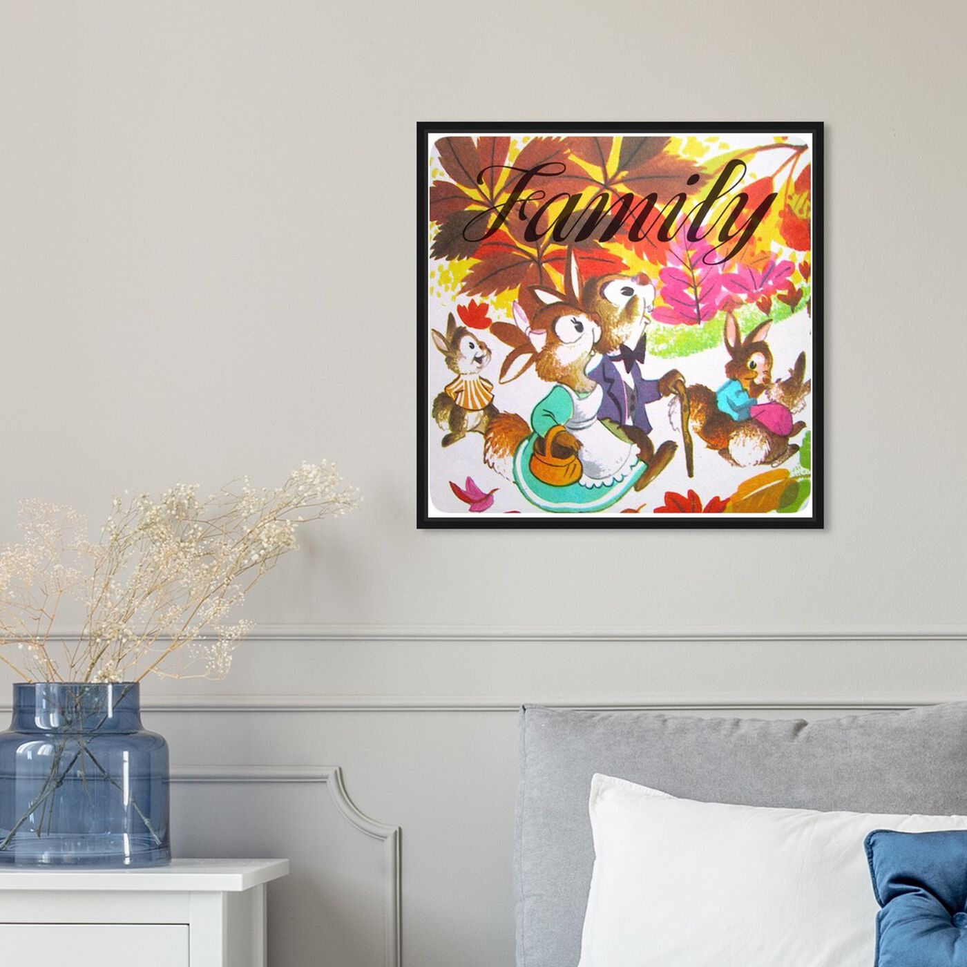Hanging view of Family featuring animals and farm animals art.