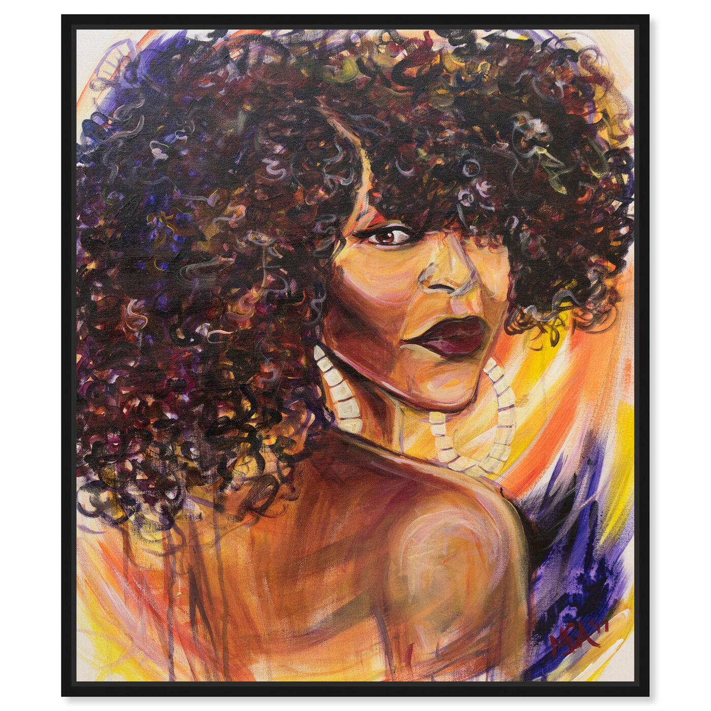 Front view of Marissa Anderson - Phenomenal Woman featuring fashion and glam and portraits art.