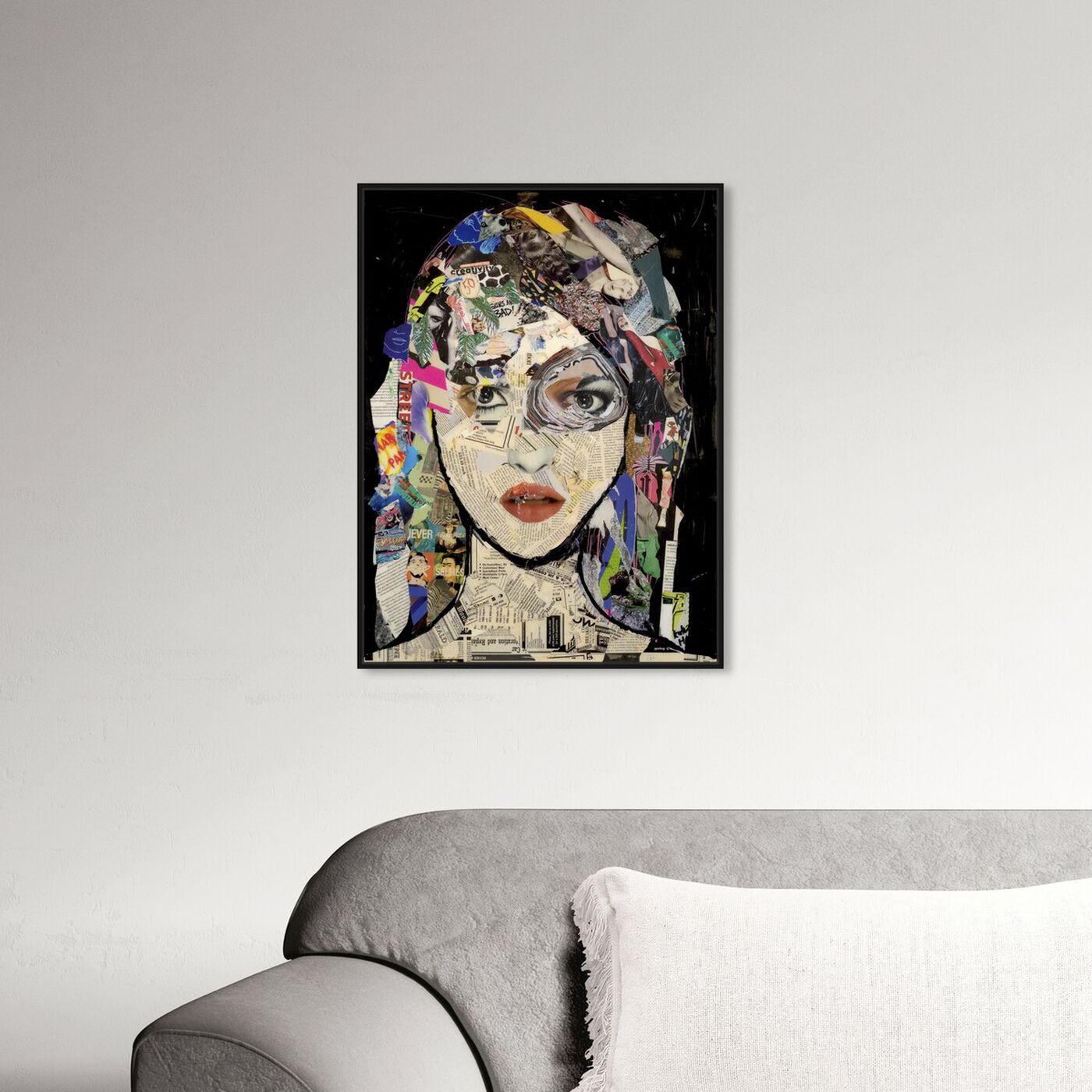 Hanging view of Katy Hirschfeld - Lens featuring people and portraits and portraits art.