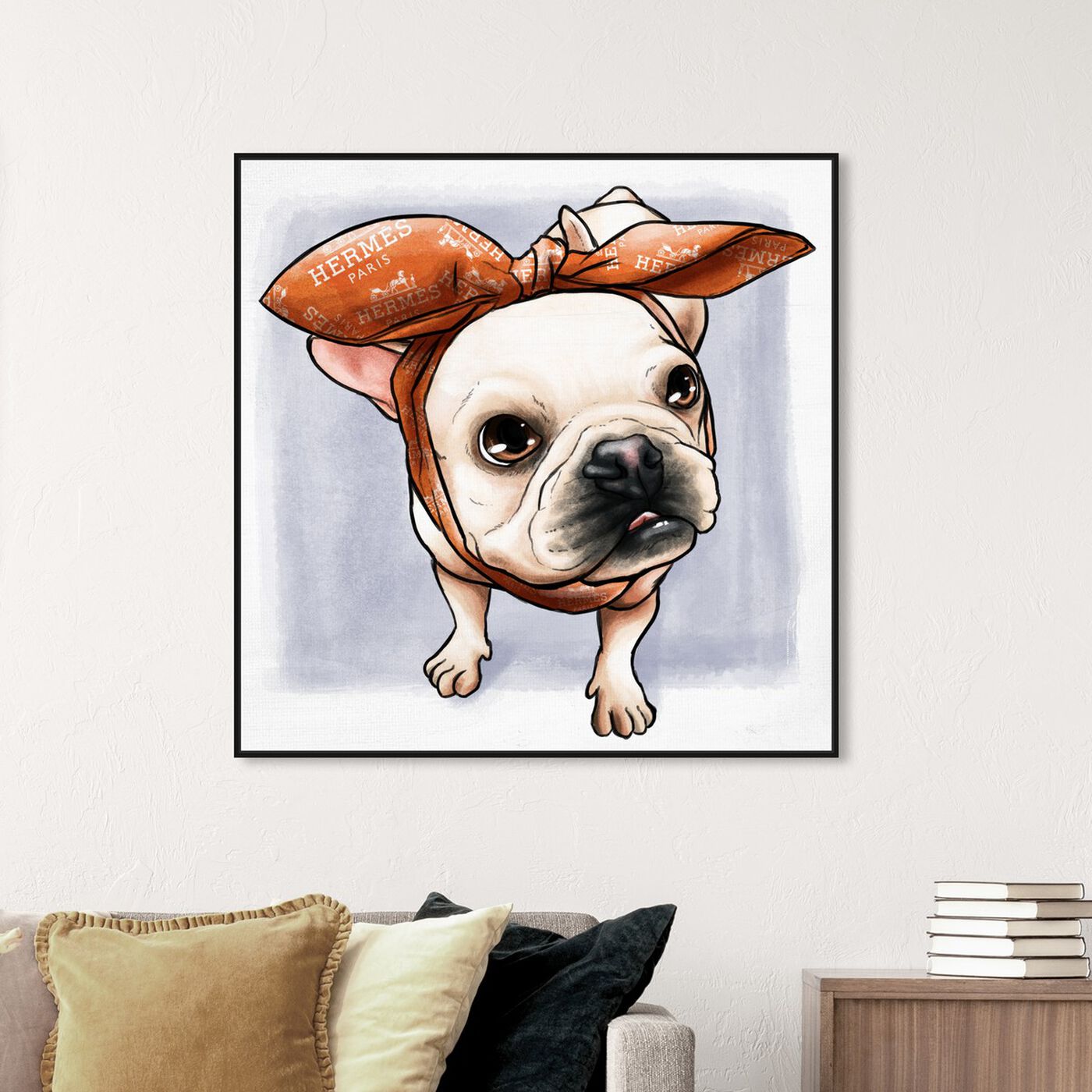 Hanging view of Headband Frenchie featuring fashion and glam and accessories art.