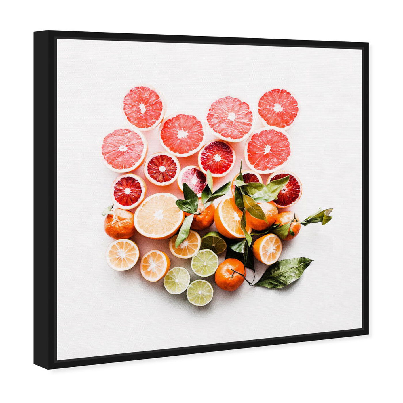 Angled view of Citrus Love featuring food and cuisine and fruits art.