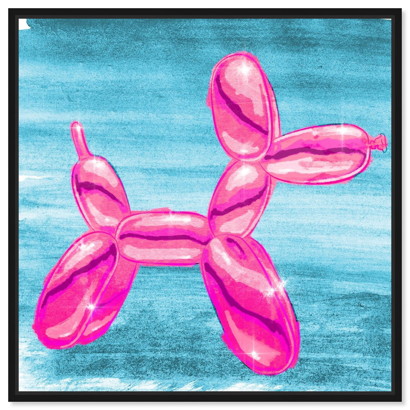 Front view of Balloon Dog Pink featuring fashion and glam and fashion art.