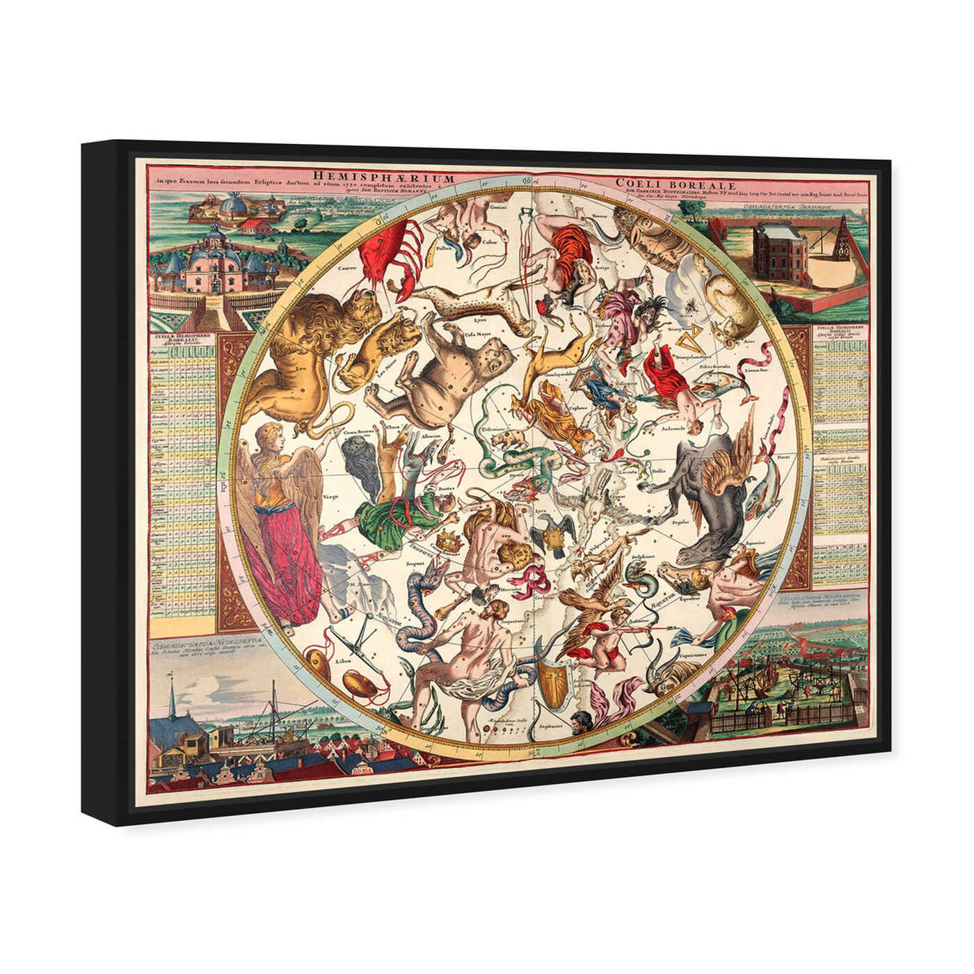 Angled view of Horoscope Boreali featuring spiritual and religious and zodiac art.