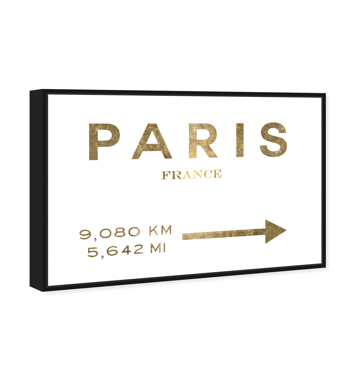 Paris Road Sign