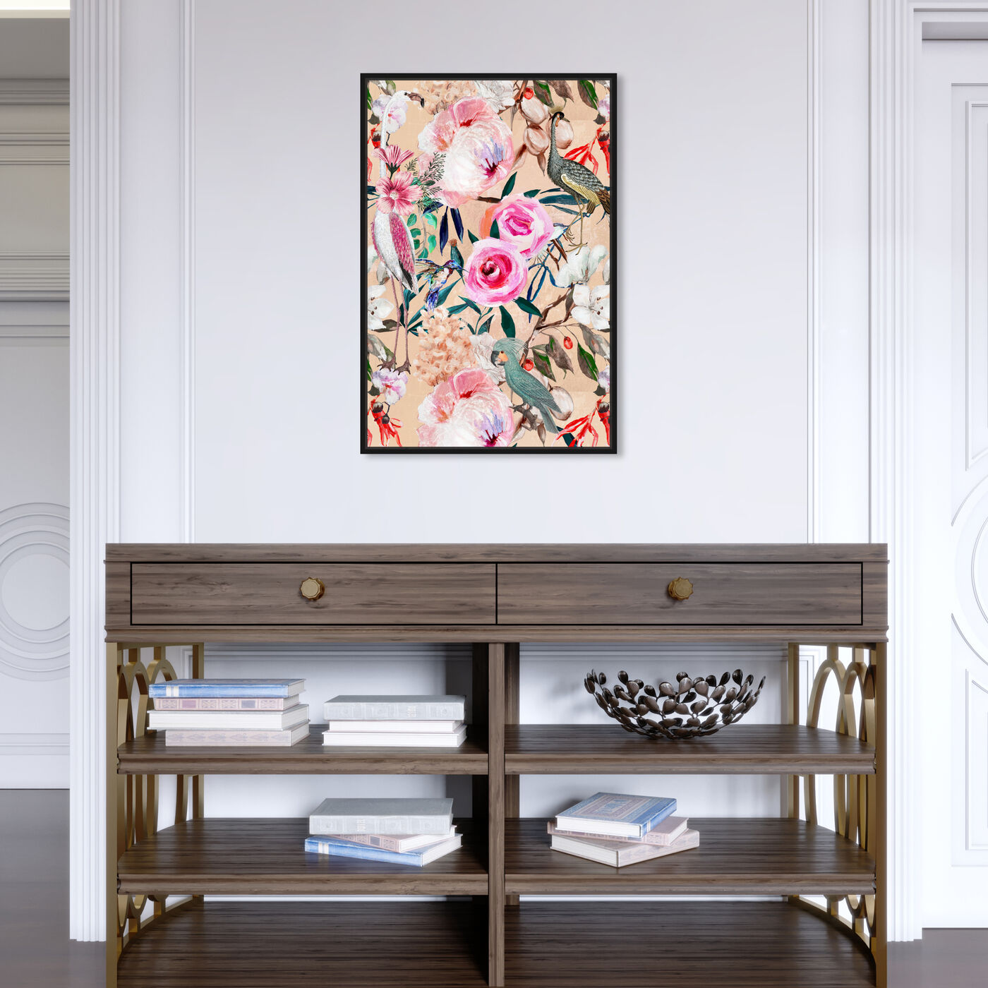 Hanging view of Le Tropic II featuring floral and botanical and florals art.