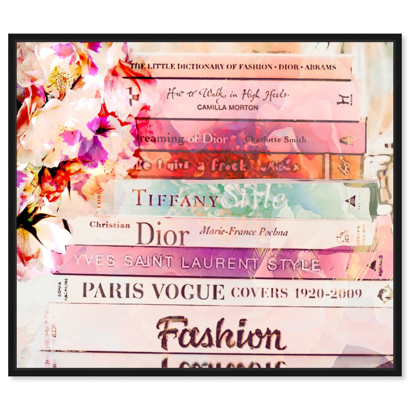 The Oliver Gal Artist Co Fashion and Glam Modern Wrapped Canvas Wall Art  Couture Road Sign