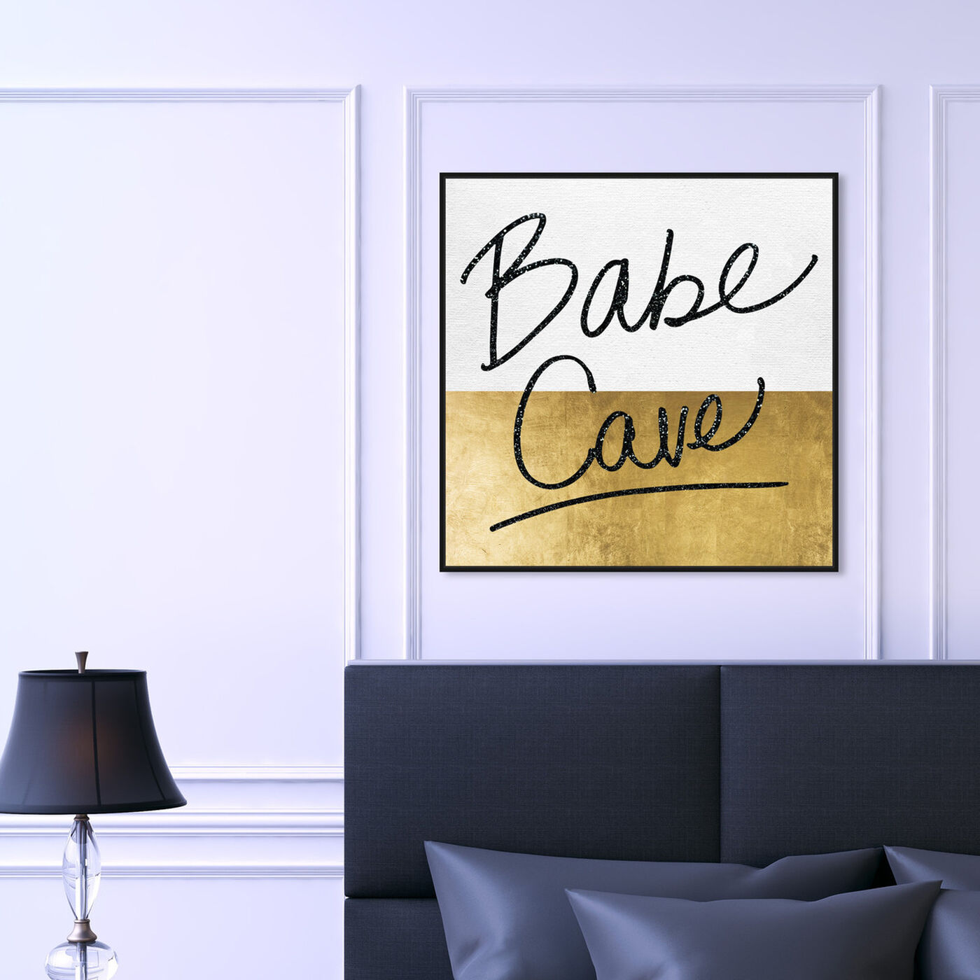 Hanging view of Babe Cave featuring typography and quotes and empowered women quotes and sayings art.