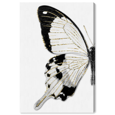 Monochrome Glitter Butterfly II
