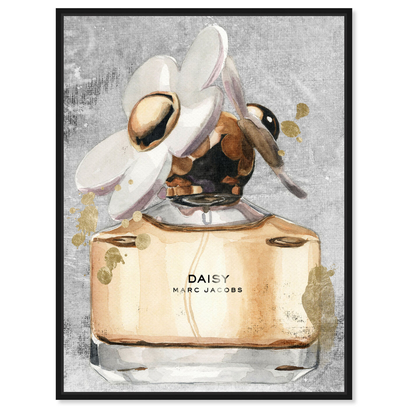 Front view of Daisy Perfume featuring fashion and glam and perfumes art.