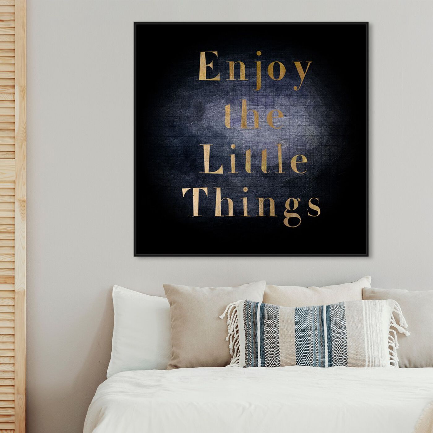 Hanging view of All Small Things featuring typography and quotes and inspirational quotes and sayings art.