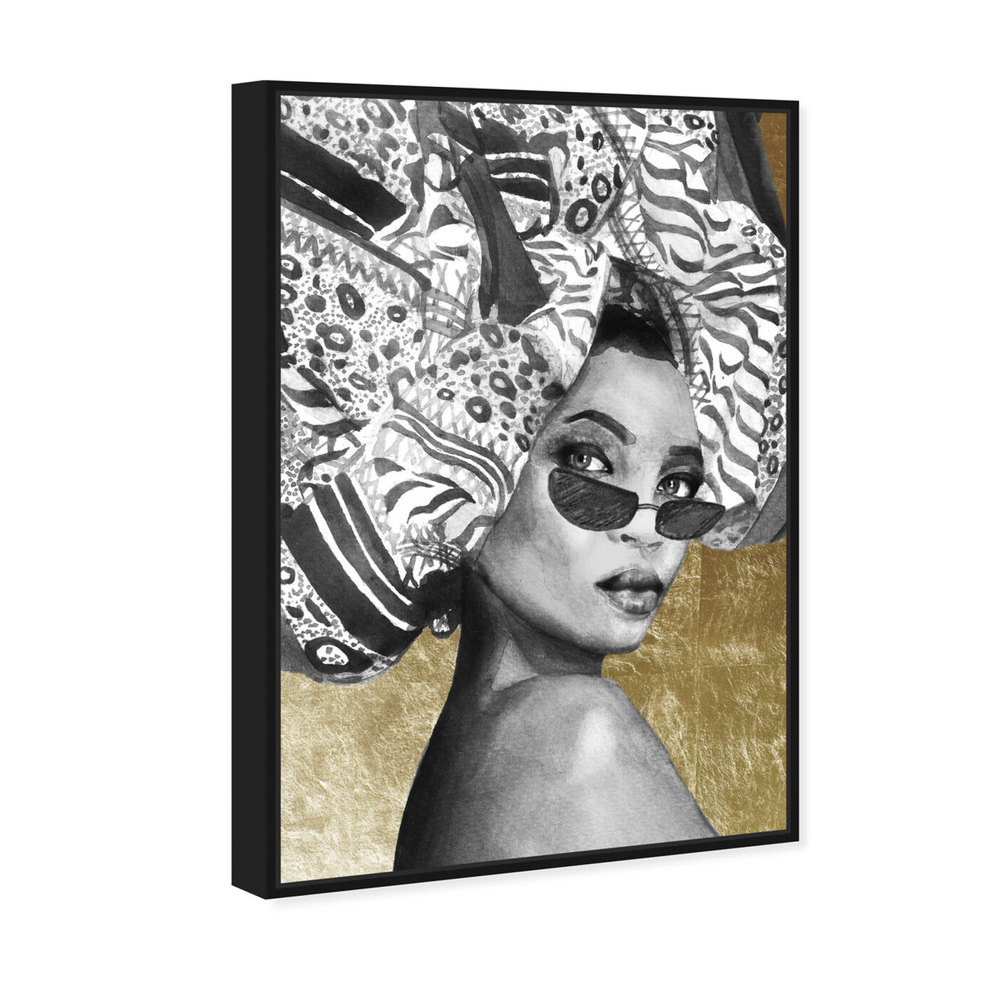 Angled view of Goddess of Tigris featuring fashion and glam and portraits art.