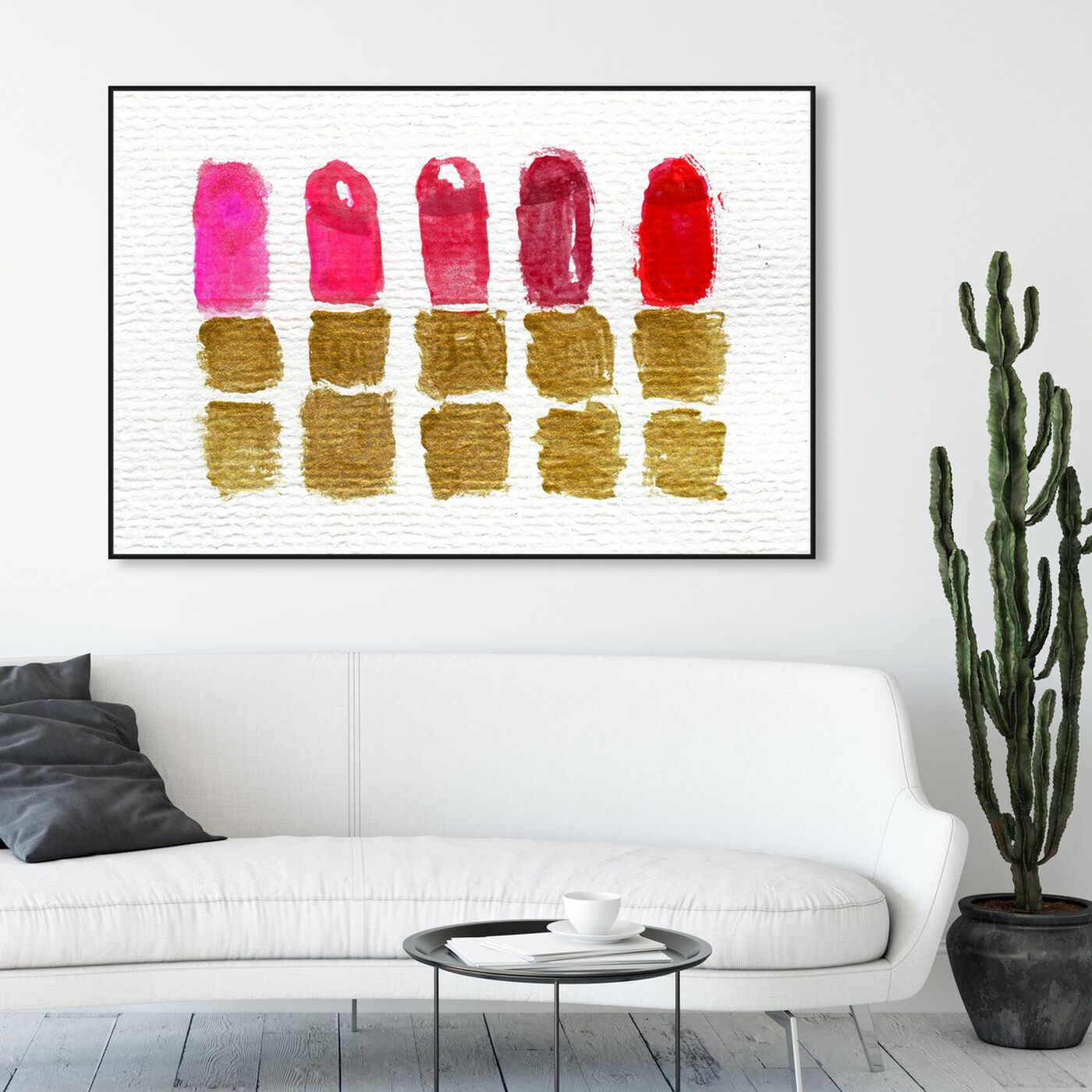 Hanging view of Lipstick Shades  featuring fashion and glam and makeup art.