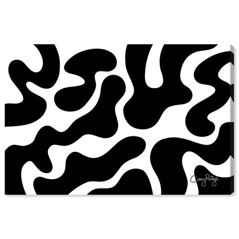 Corey Paige - Black and White Abstract I