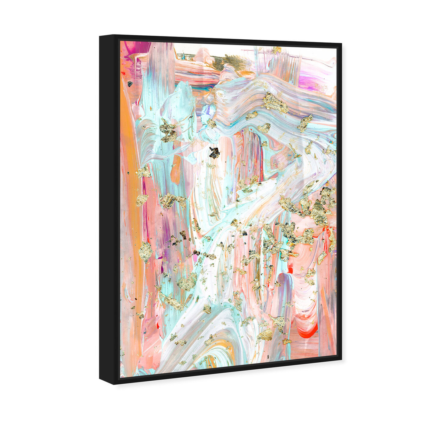 Angled view of Eternal Optimist featuring abstract and paint art.