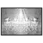 Front view of Dramatic Entrance Chrome featuring fashion and glam and chandeliers art. image number null