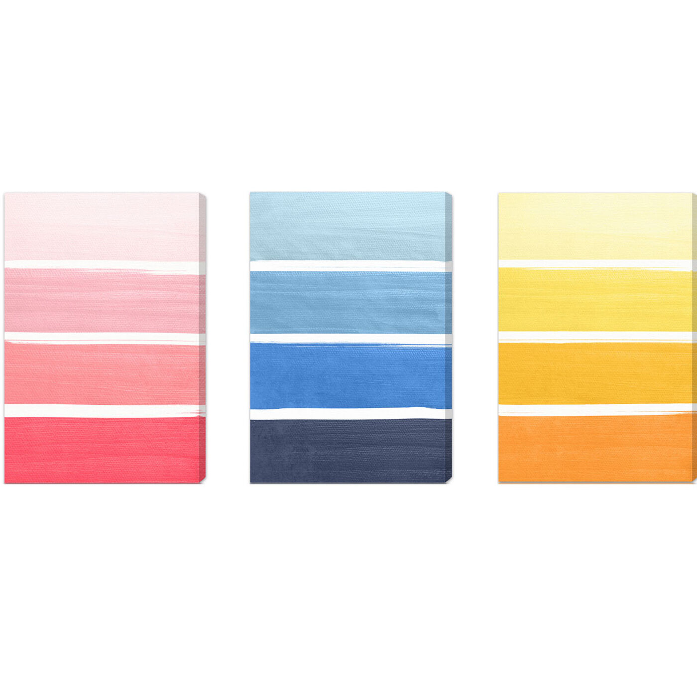 Color Studies Set: Pink, Blue and Yellow