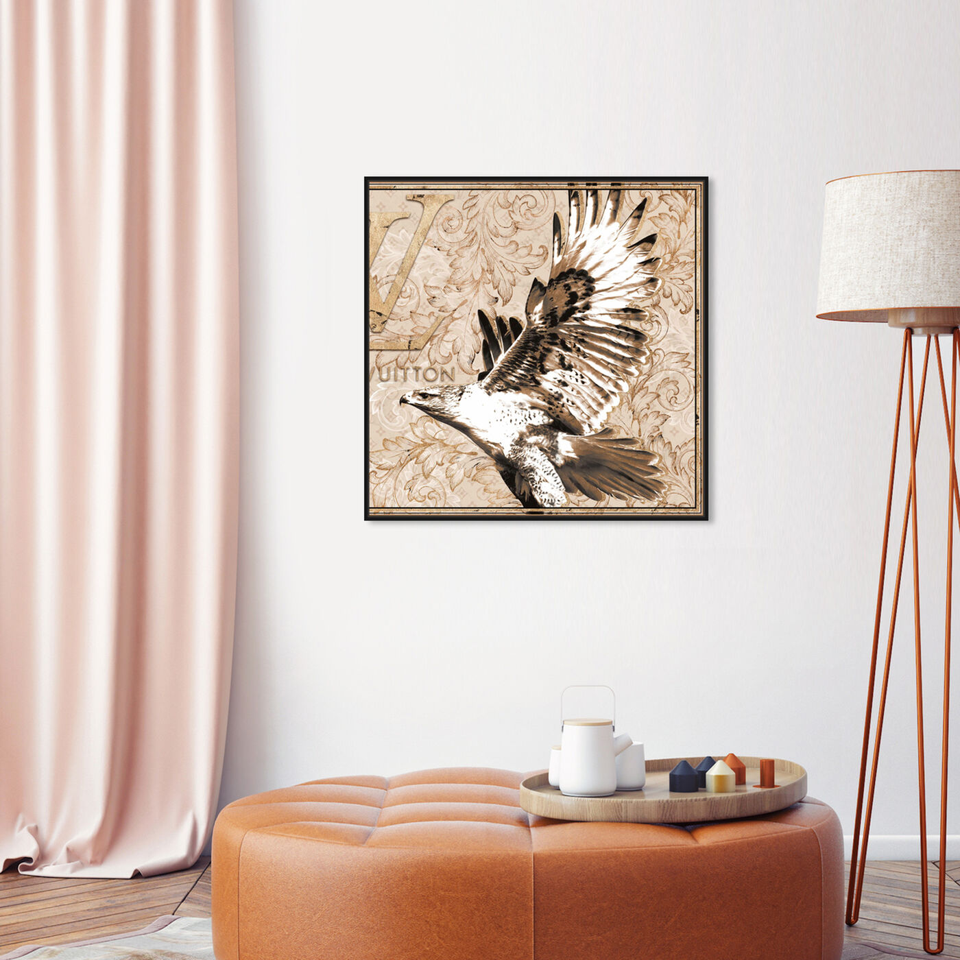 Hanging view of Right Bird of Prey featuring fashion and glam and travel essentials art.