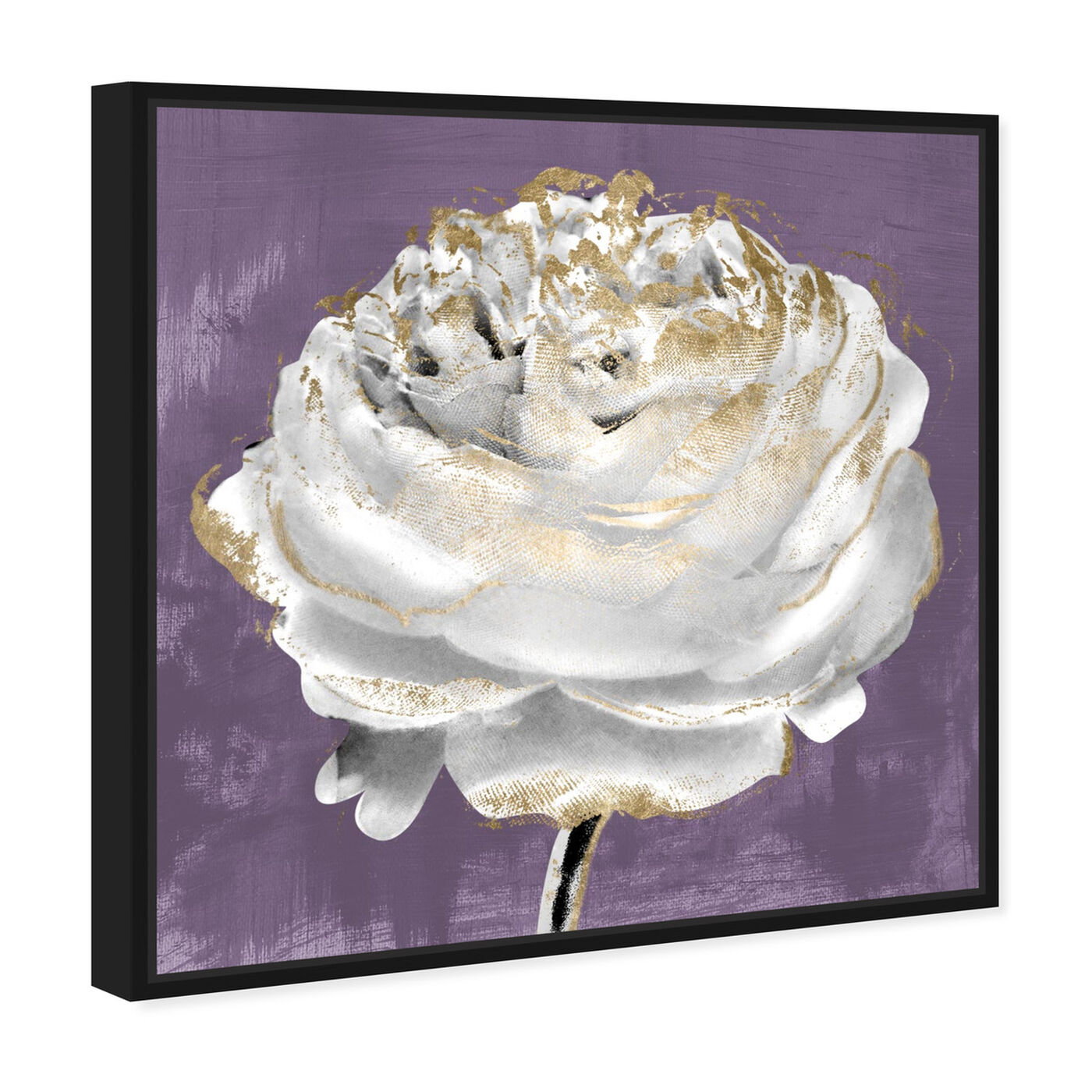 Oliver Gal 'Lily Classic Number 5' Fashion Purple Wall Art Canvas - Bed  Bath & Beyond - 33279063