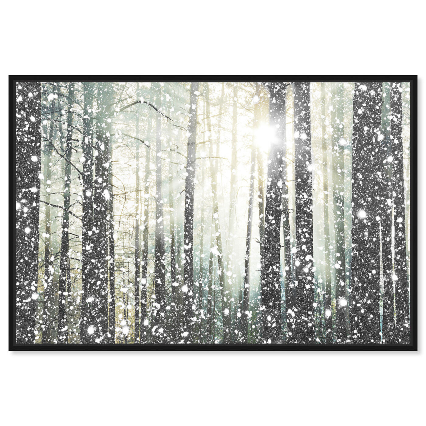 Front view of Magical Forest SILVER featuring nature and landscape and forest landscapes art.