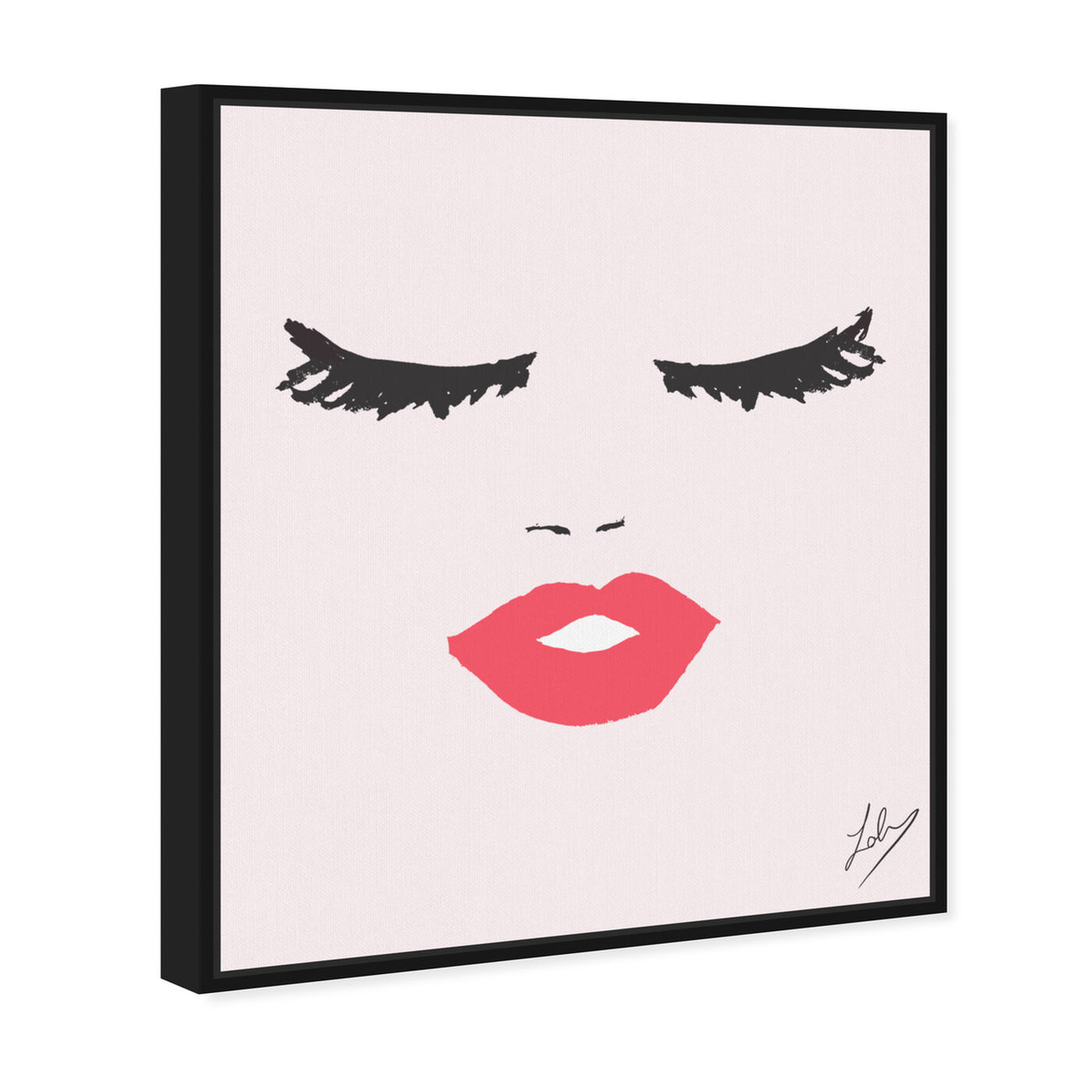 Angled view of Fashionista Face featuring fashion and glam and portraits art.