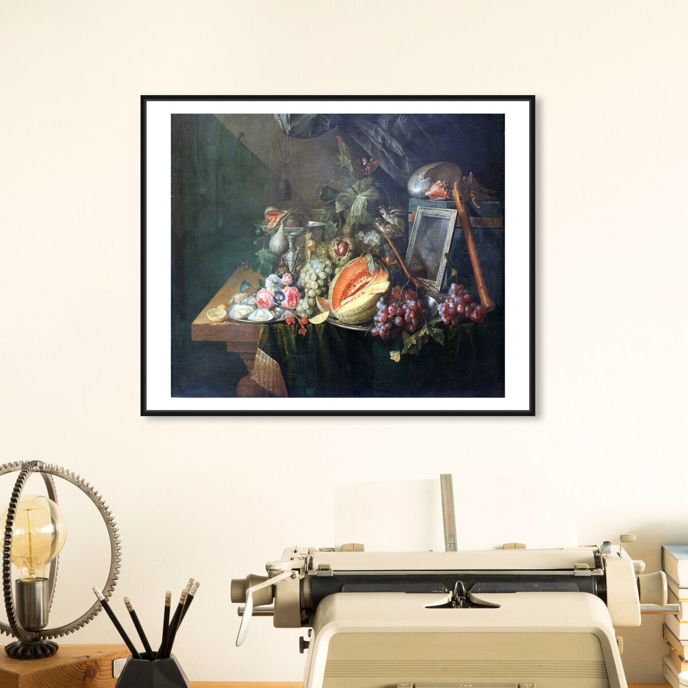 Hanging view of Heem - Sumptuous Still Life featuring classic and figurative and classical figures art.