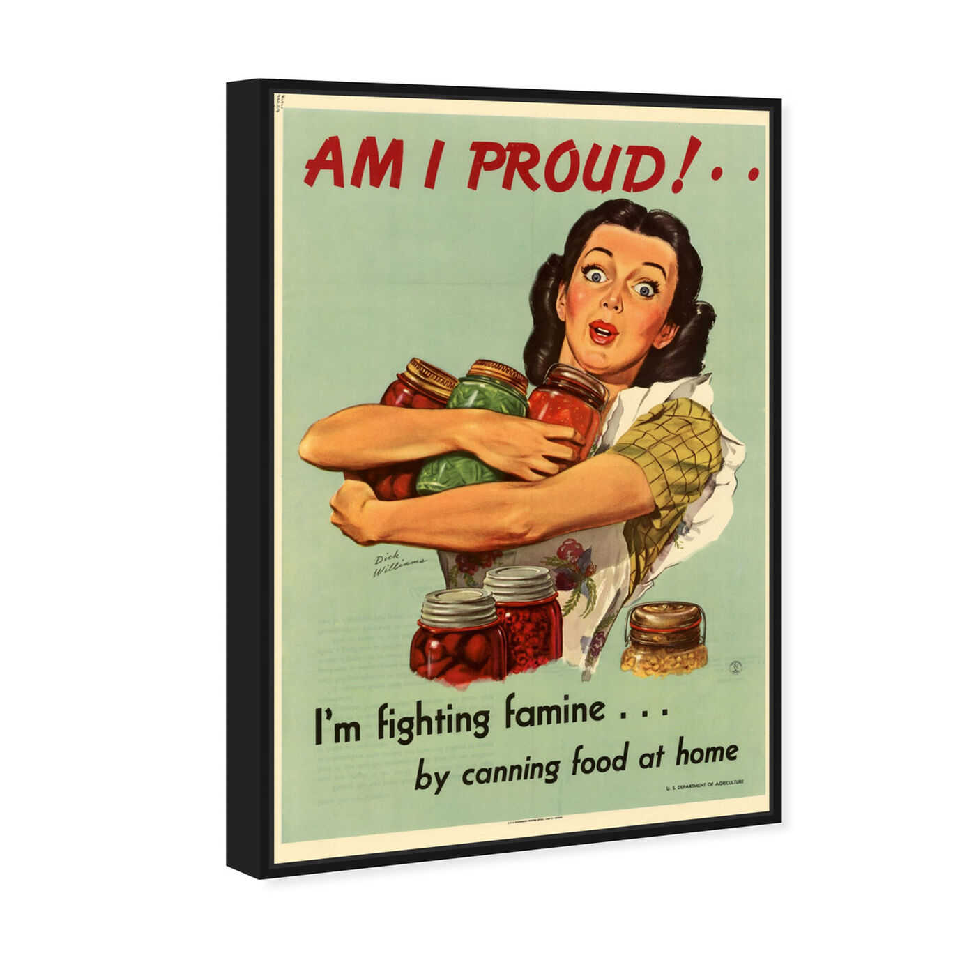 Angled view of I Am Proud featuring advertising and posters art.