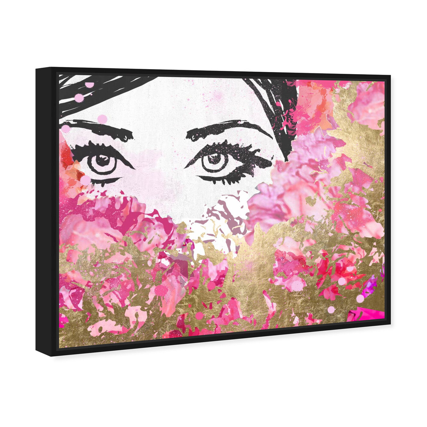Angled view of Smell the Flowers featuring fashion and glam and portraits art.