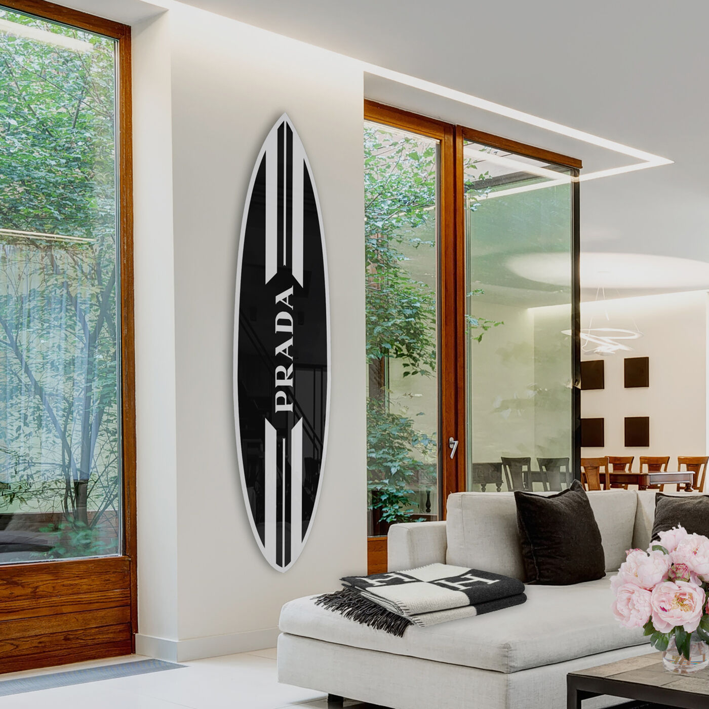 Milano Surfboard  Wall Art by The Oliver Gal