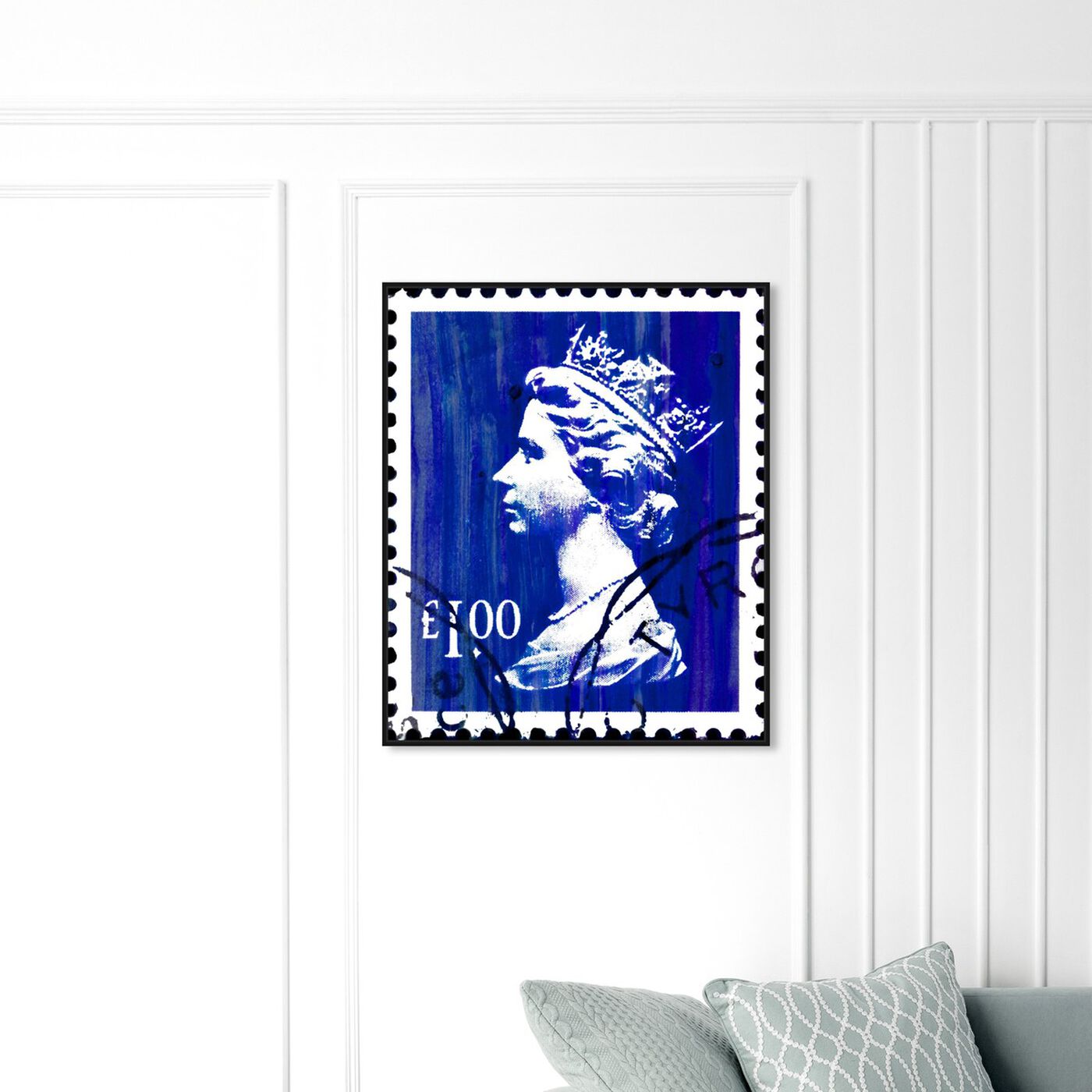 Hanging view of Save The Queen One featuring world and countries and european cultures art.