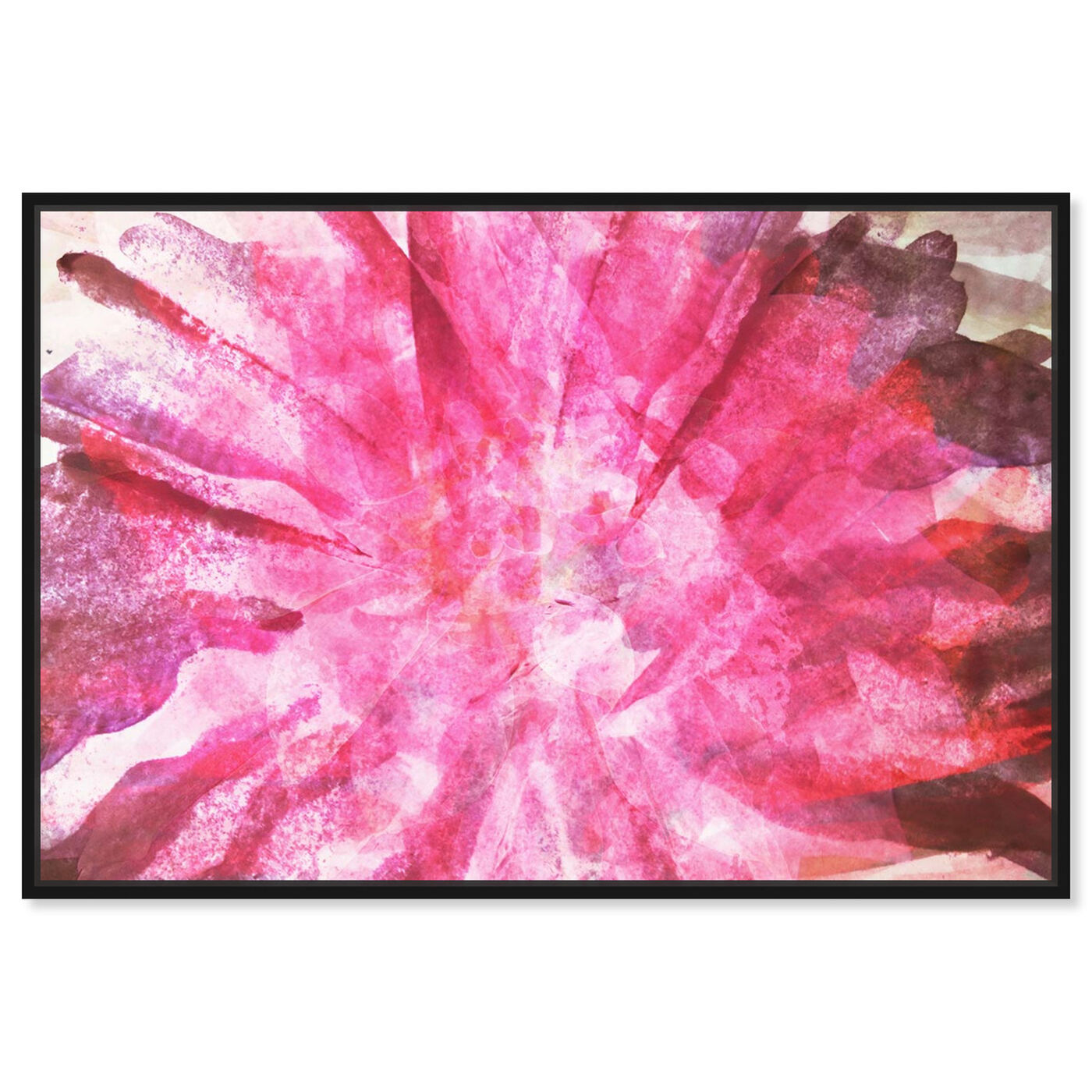 Front view of Nelumbo - Signature Collection featuring abstract and watercolor art.