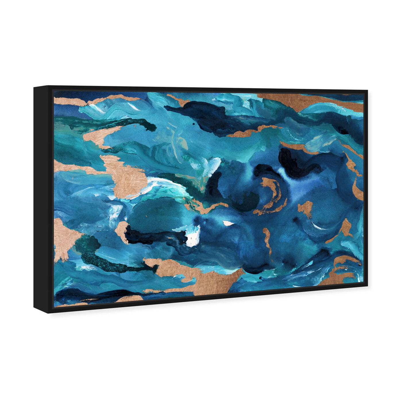 Angled view of Mar de Cobre featuring abstract and paint art.