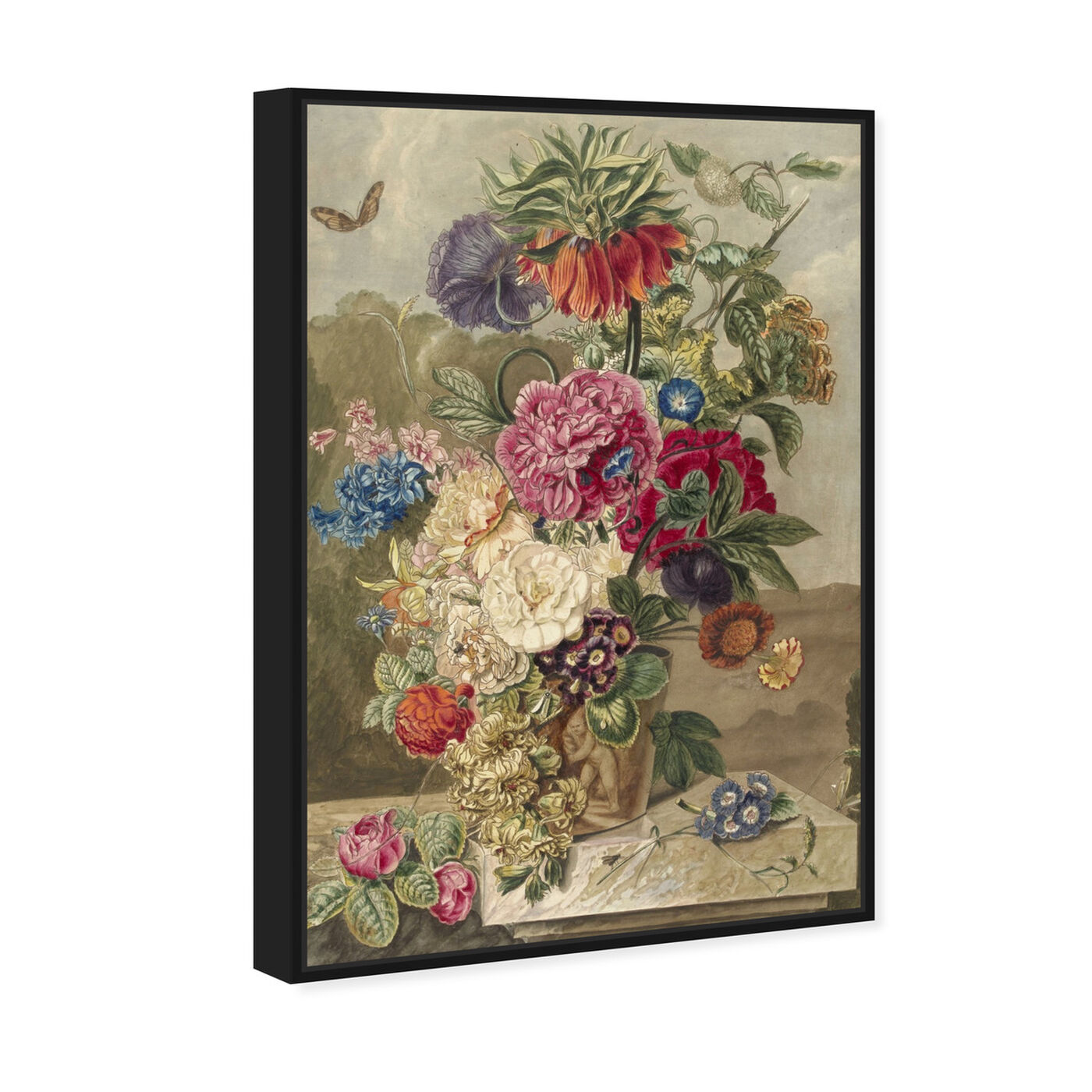 Angled view of Flower Arrangement XIII - The Art Cabinet featuring classic and figurative and french décor art.