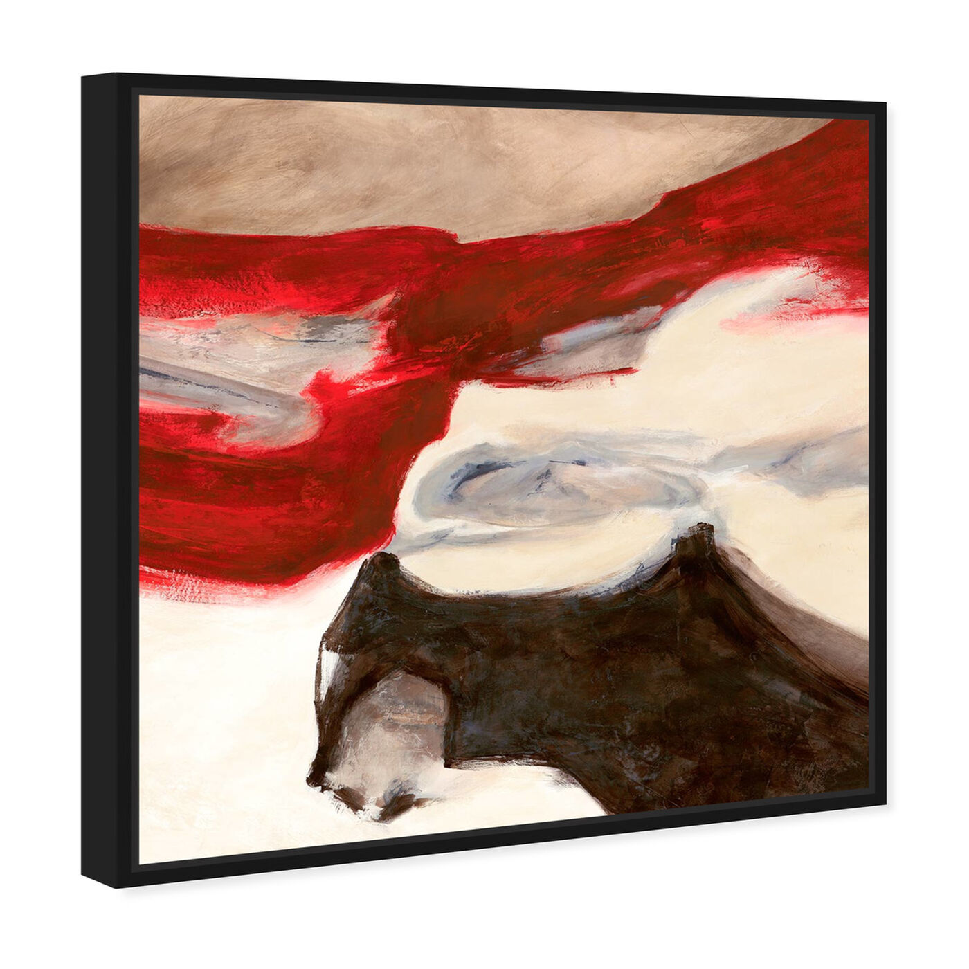 Angled view of Sai - Rubrum IV featuring abstract and paint art.