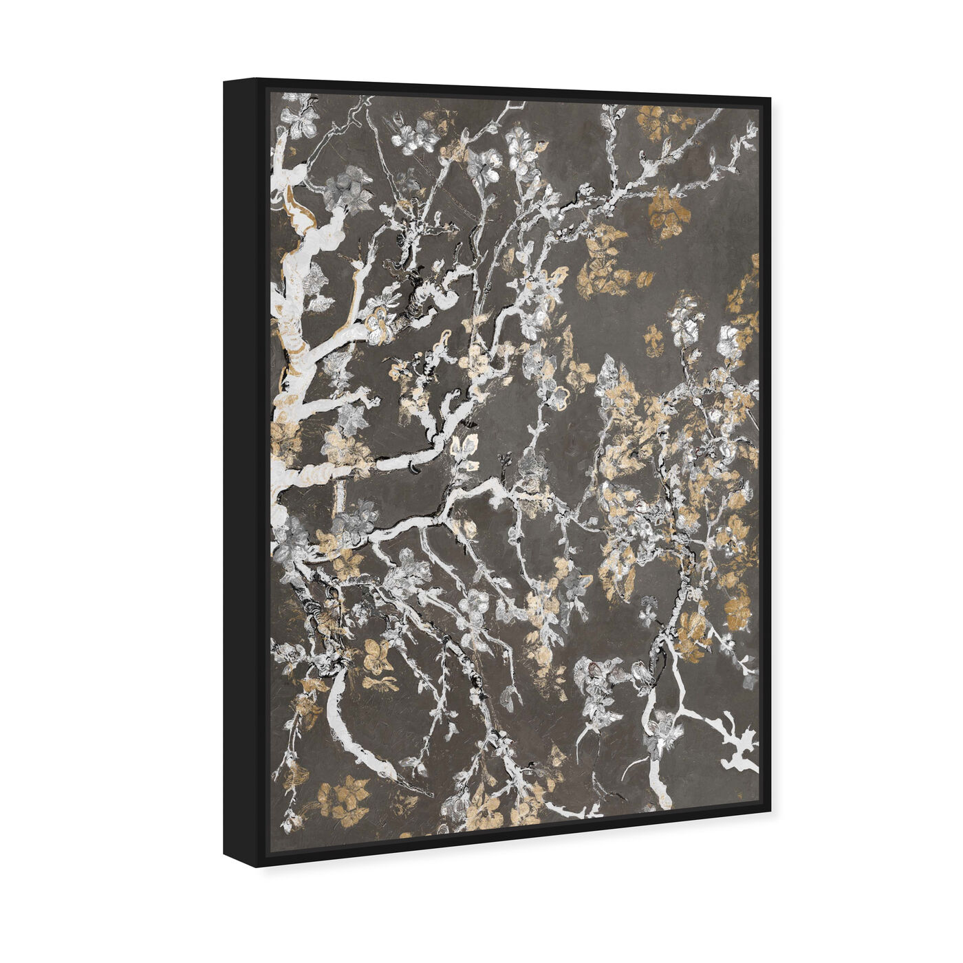 Angled view of Van Gogh Charcoal Blossoms Inspiration featuring classic and figurative and classical figures art.