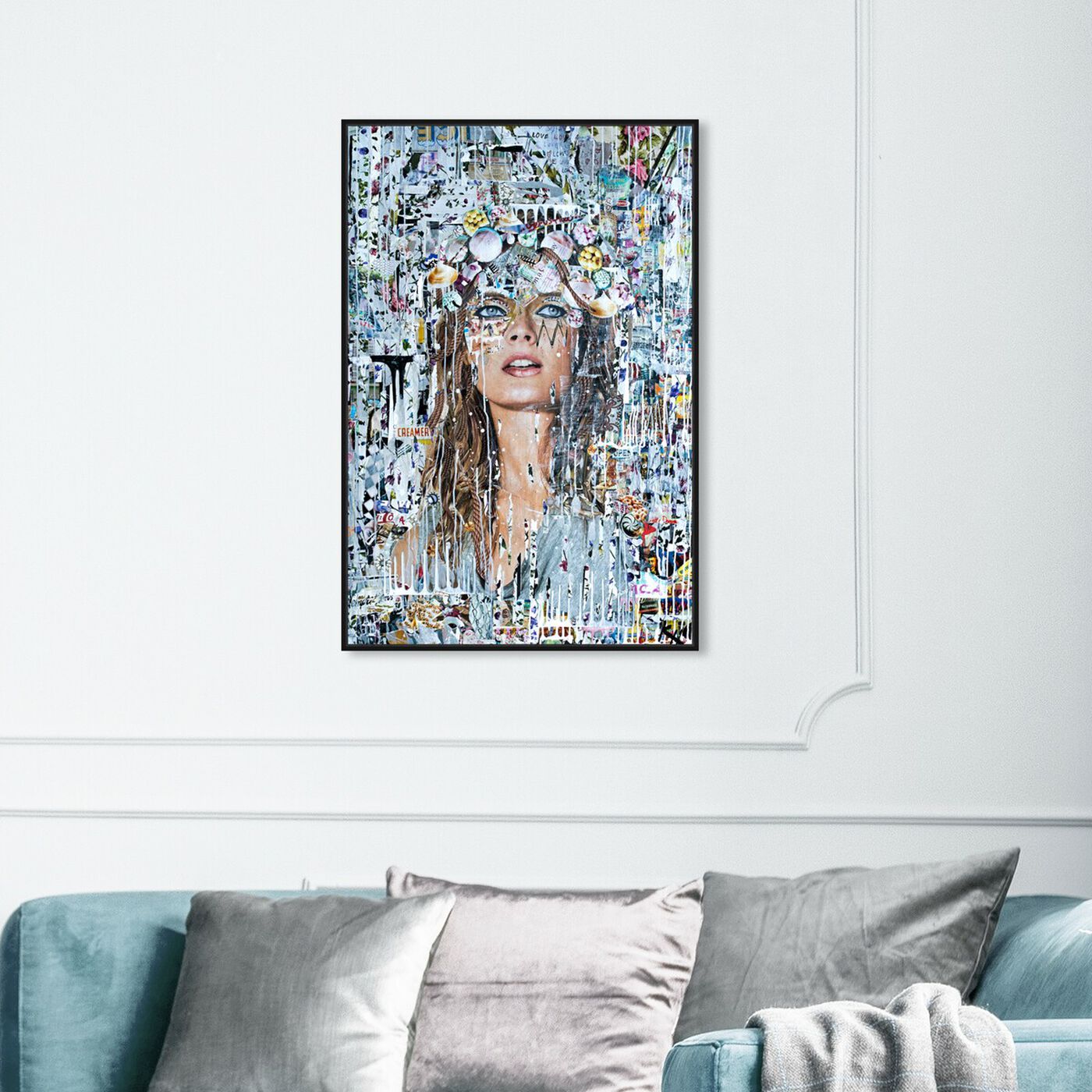 Hanging view of Katy Hirschfeld - Better Days featuring fashion and glam and portraits art.